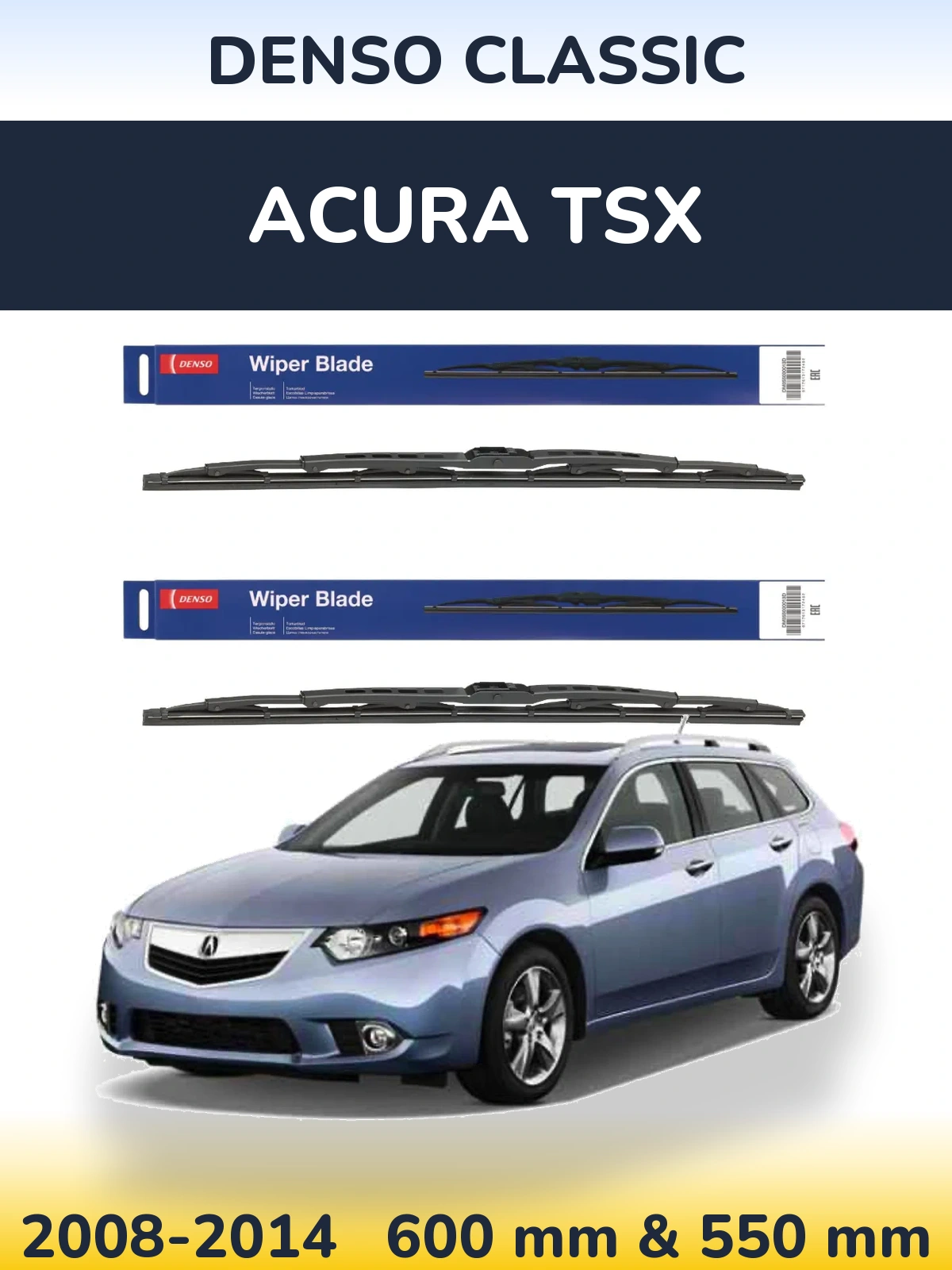 Ștergătoare Denso Classic pentru Acura TSX