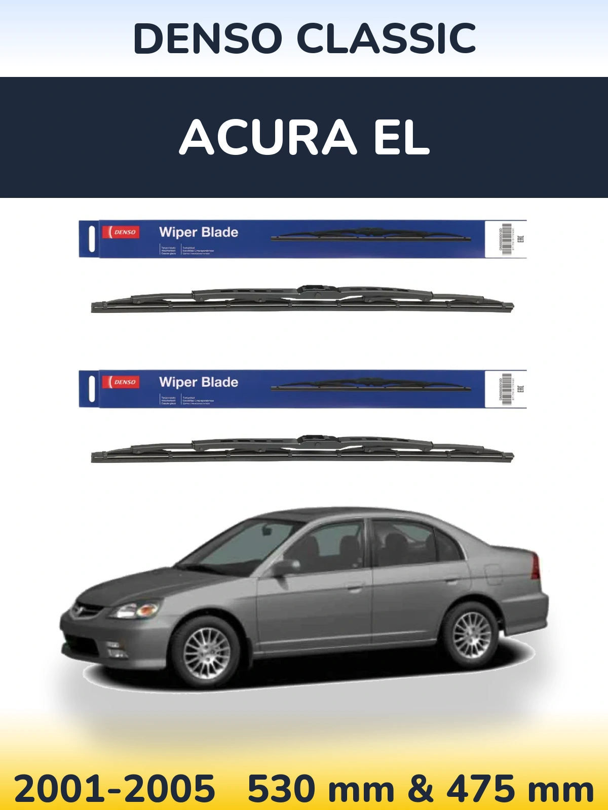 Ștergătoare Denso Classic pentru Acura EL