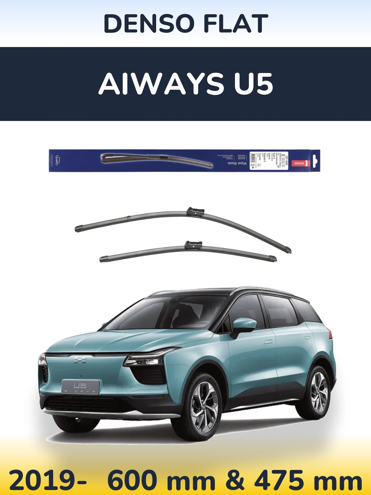 Ștergătoare Denso Flat pentru Aiways U5