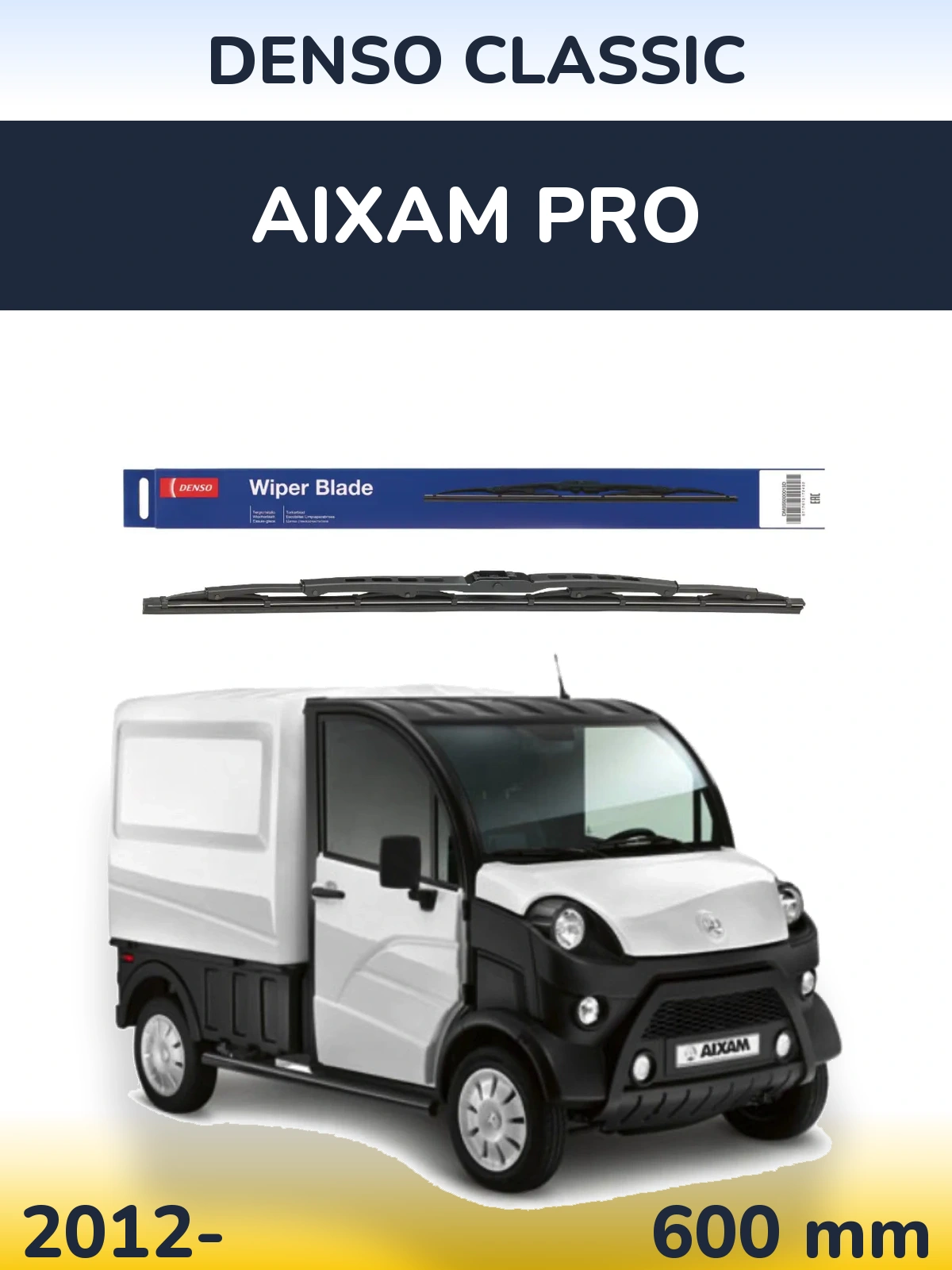 Ștergătoare Denso Classic pentru Aixam PRO