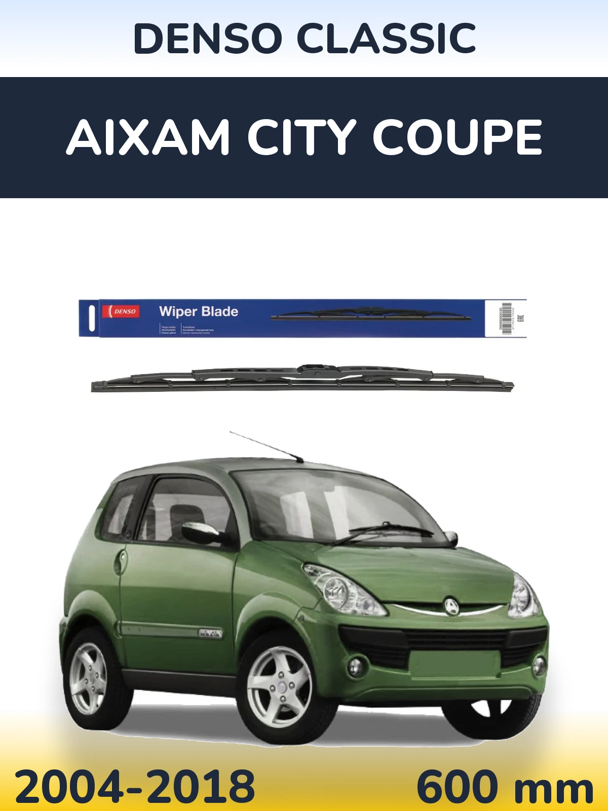 Ștergătoare Denso Classic pentru Aixam City Coupe