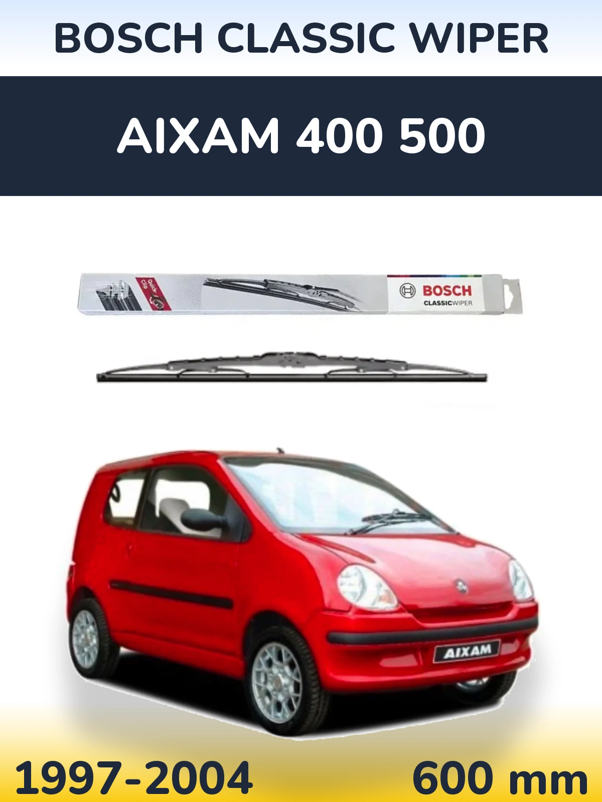 Ștergătoare BOSCH Classic Wiper pentru Aixam 400 500