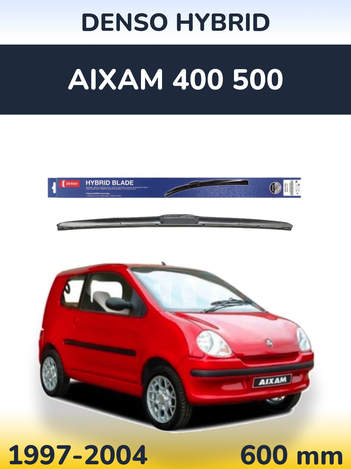 Ștergătoare Denso Hybrid pentru Aixam 400 500