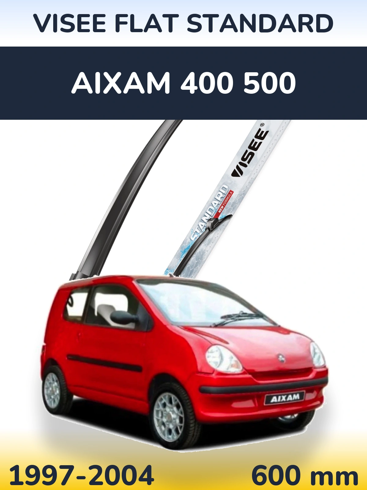 Ștergătoare VISEE FLAT STANDARD pentru Aixam 400 500