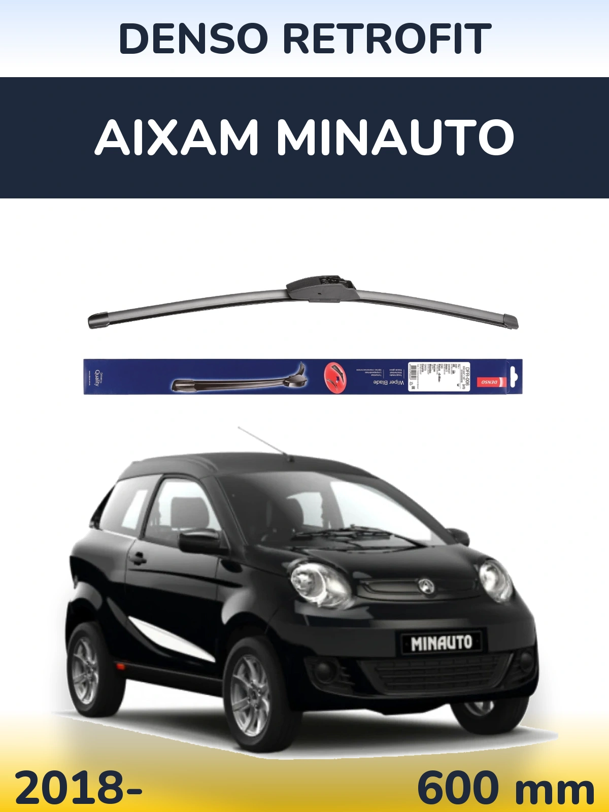 Ștergătoare Denso Retrofit pentru Aixam Minauto