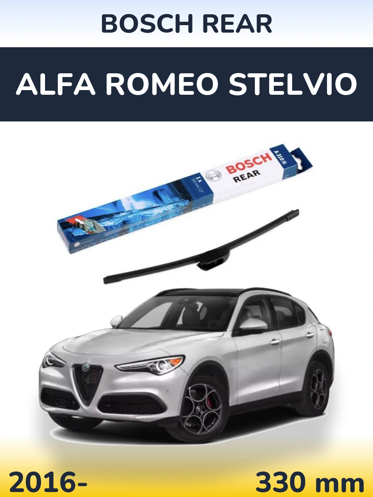 Ștergătoare BOSCH Rear pentru Alfa Romeo Stelvio