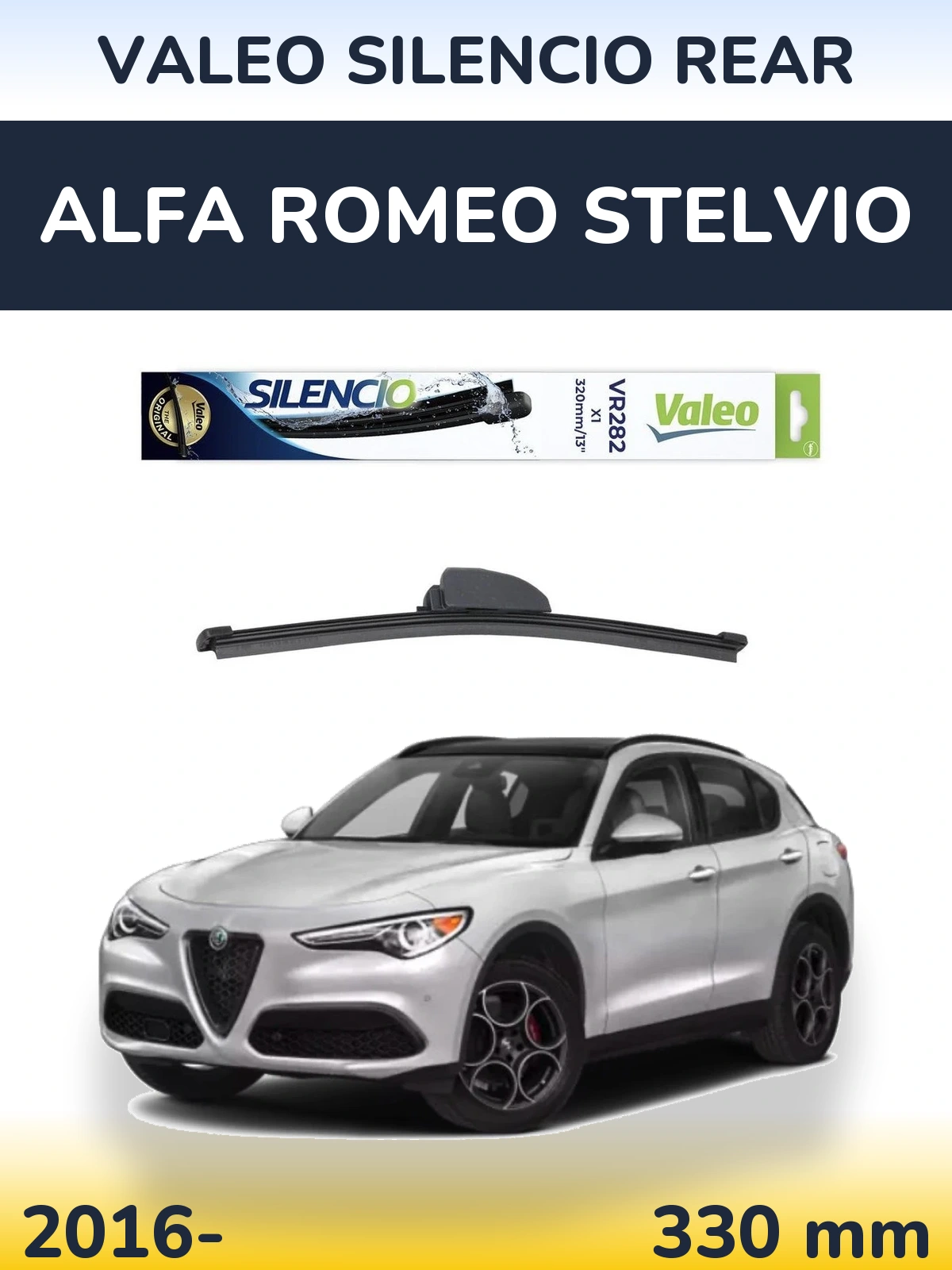 Ștergătoare Valeo Silencio Rear pentru Alfa Romeo Stelvio