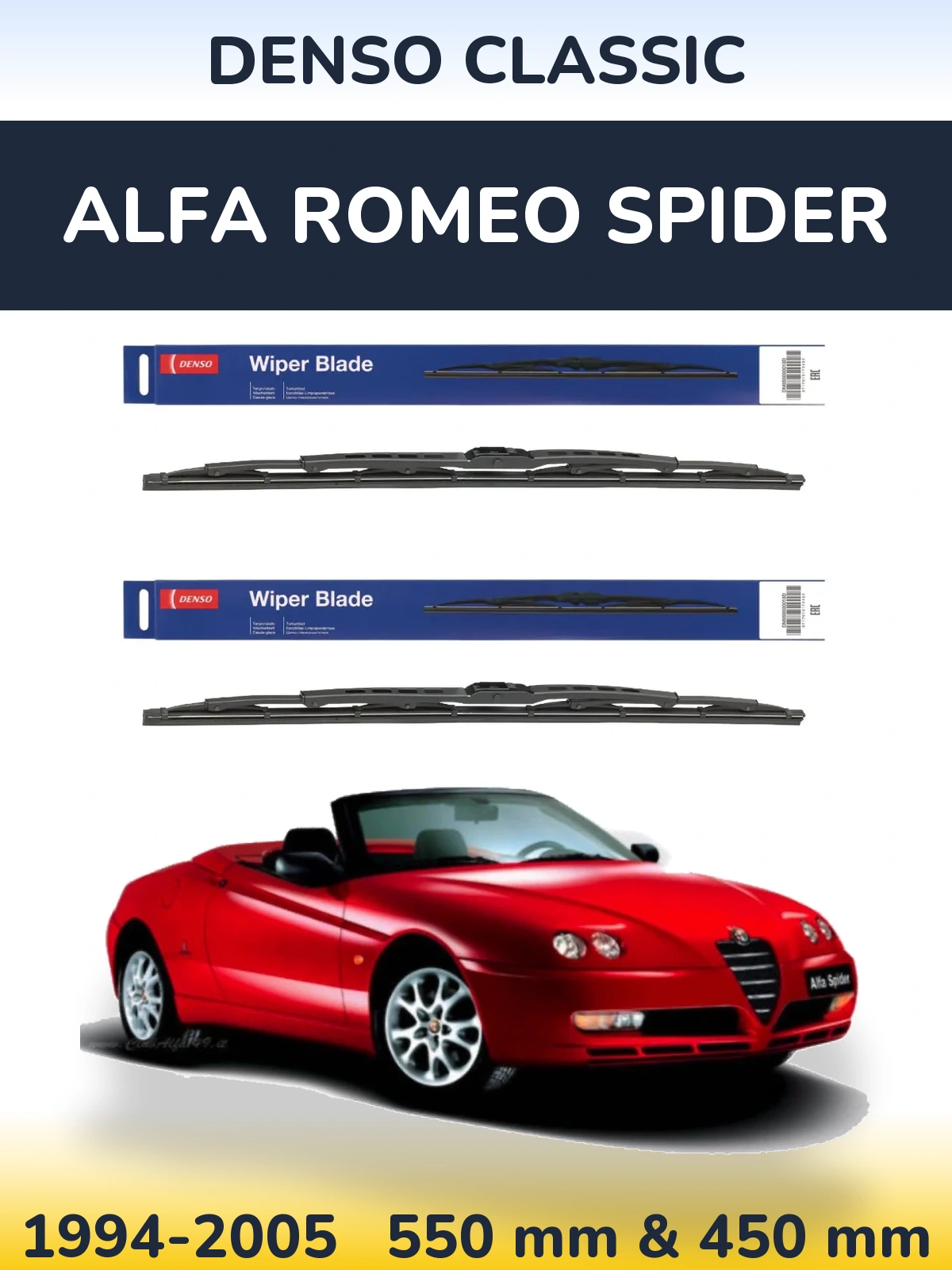 Ștergătoare Denso Classic pentru Alfa Romeo Spider
