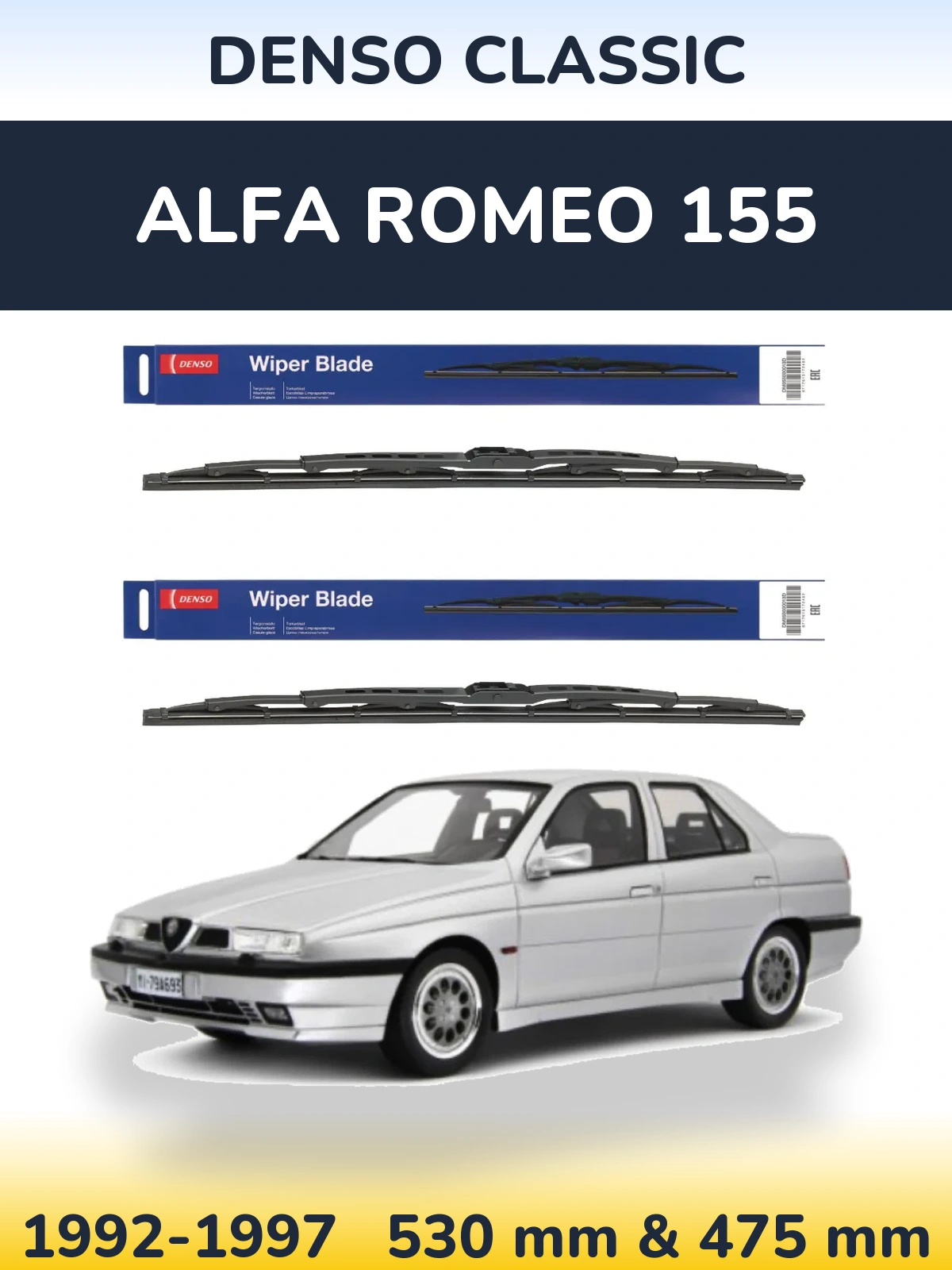 Ștergătoare Denso Classic pentru Alfa Romeo 155