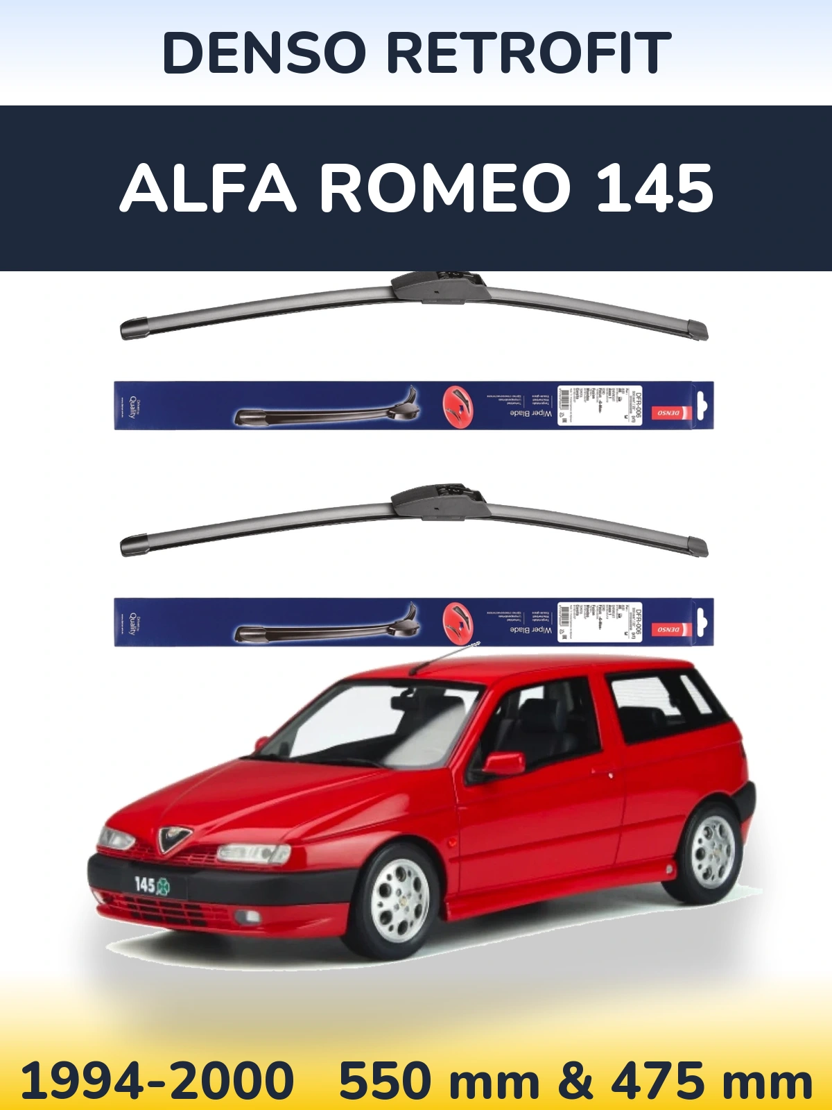 Ștergătoare Denso Retrofit pentru Alfa Romeo 145