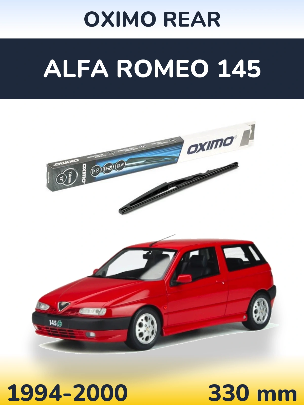 Ștergătoare Oximo Rear pentru Alfa Romeo 145
