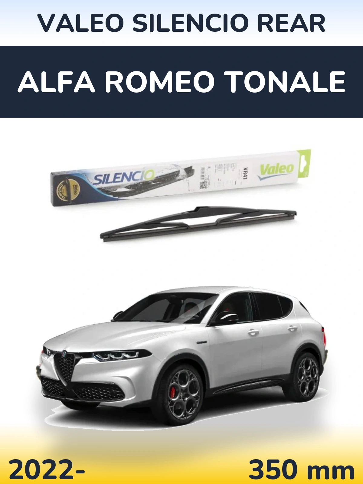 Ștergătoare Valeo Silencio Rear pentru Alfa Romeo Tonale
