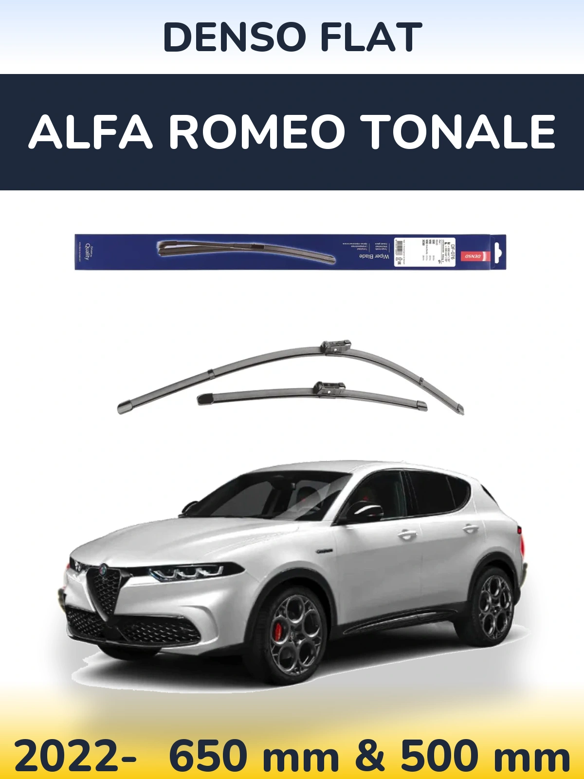 Ștergătoare Denso Flat pentru Alfa Romeo Tonale
