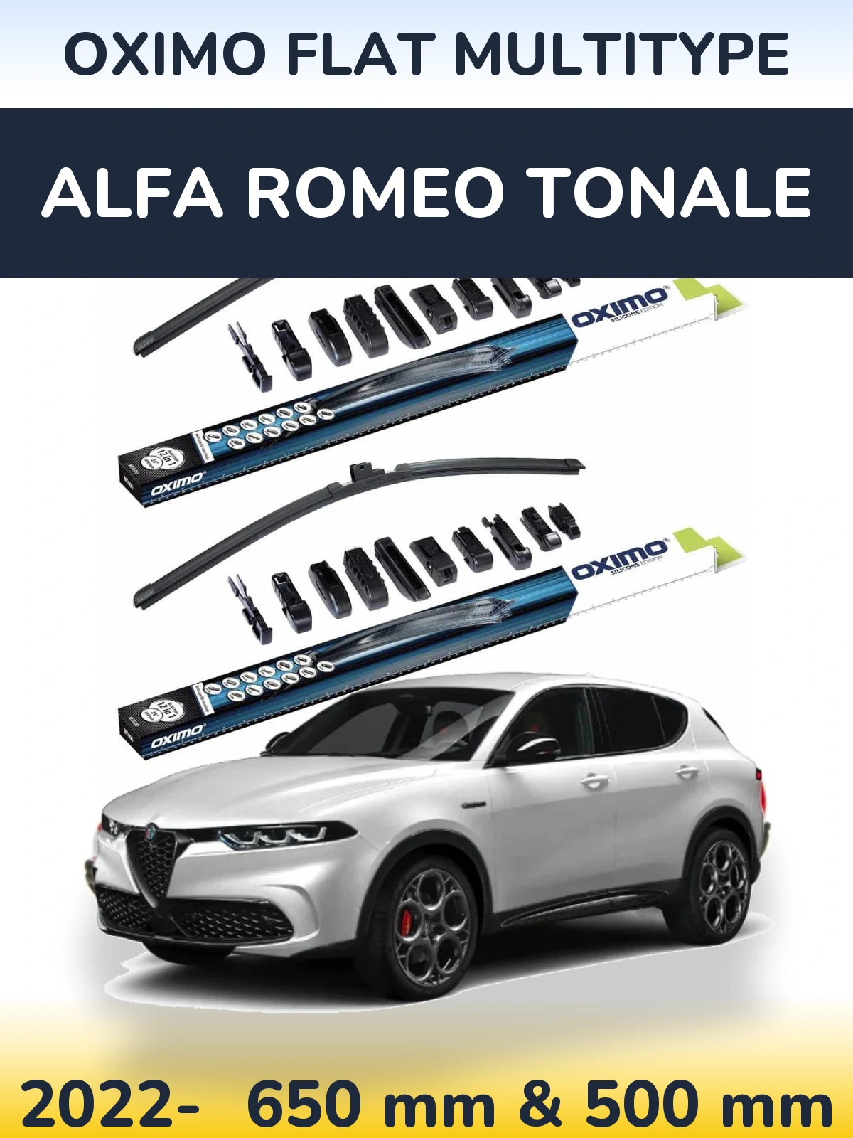 Ștergătoare Oximo Flat MultiTipe pentru Alfa Romeo Tonale