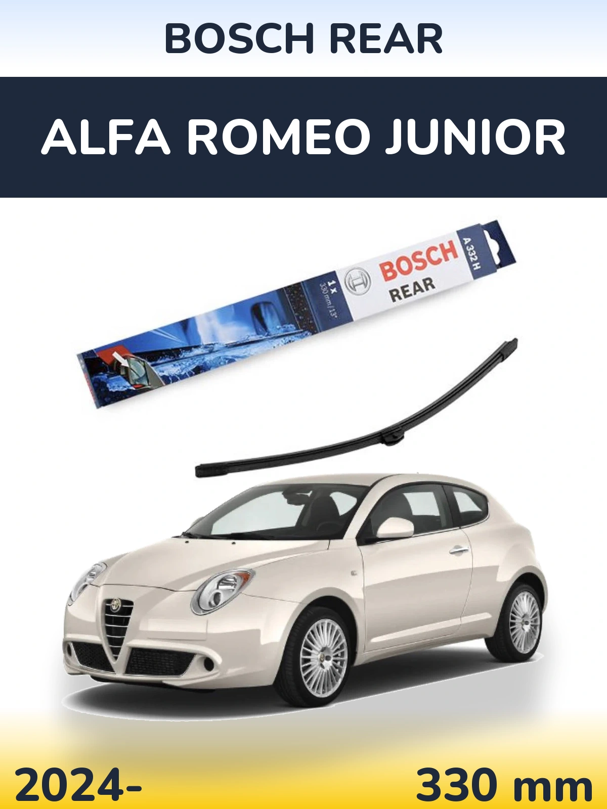 Ștergătoare BOSCH Rear pentru Alfa Romeo Junior