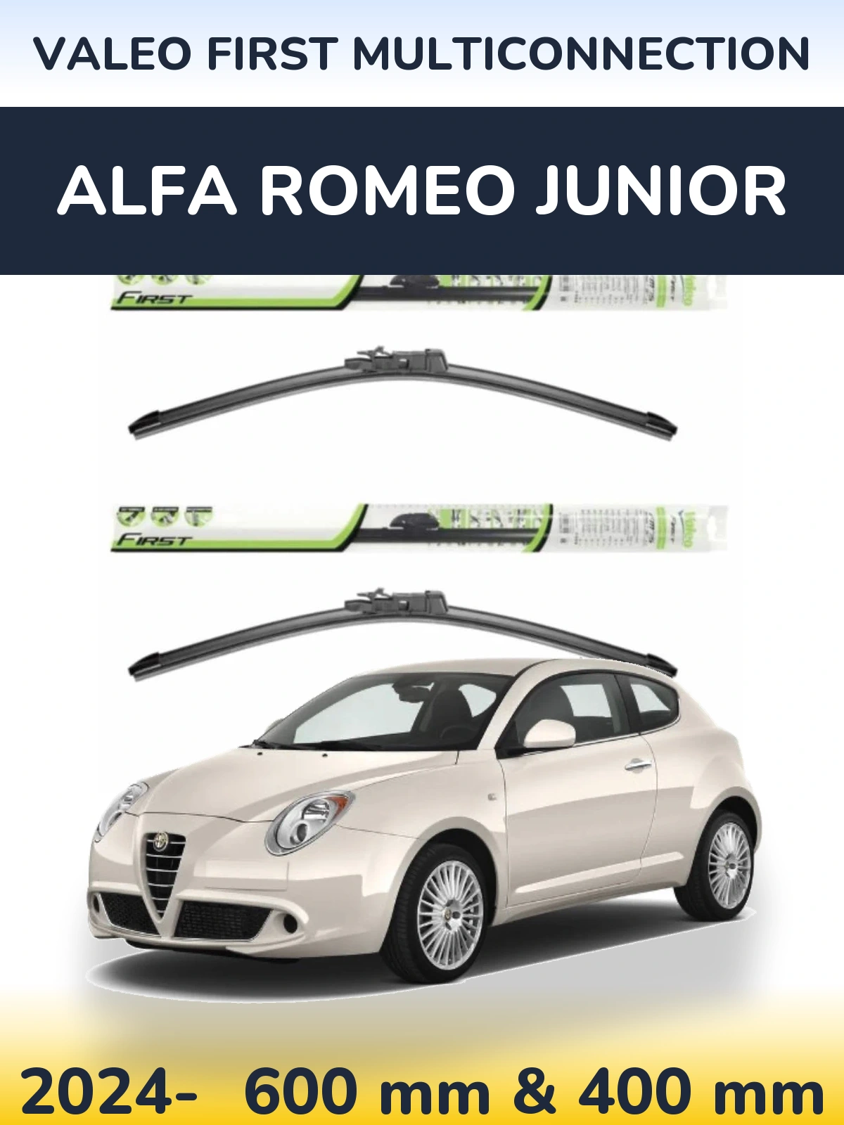 Ștergătoare Valeo First MultiConnection pentru Alfa Romeo Junior