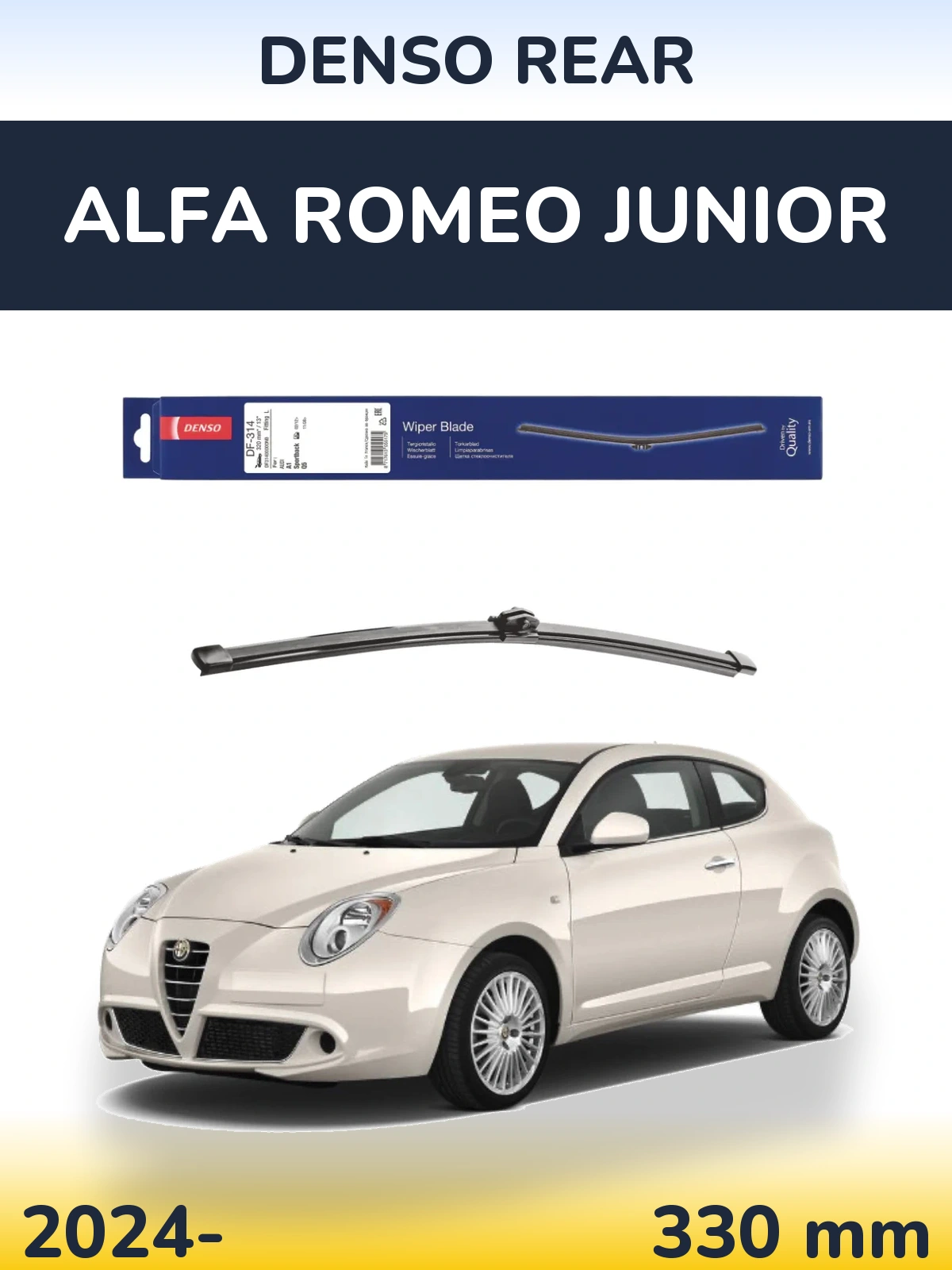Ștergătoare Denso Rear pentru Alfa Romeo Junior