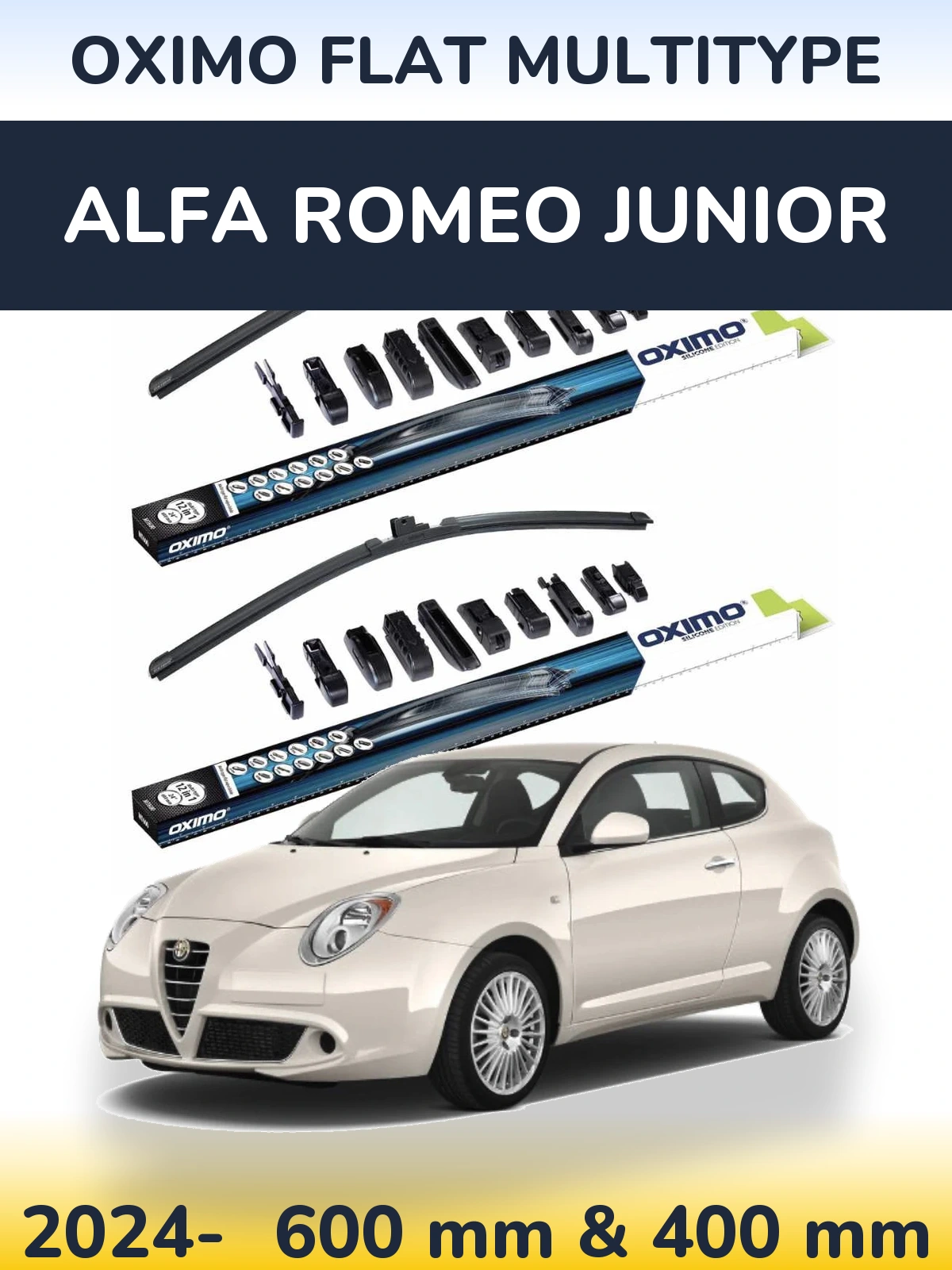 Ștergătoare Oximo Flat MultiTipe pentru Alfa Romeo Junior