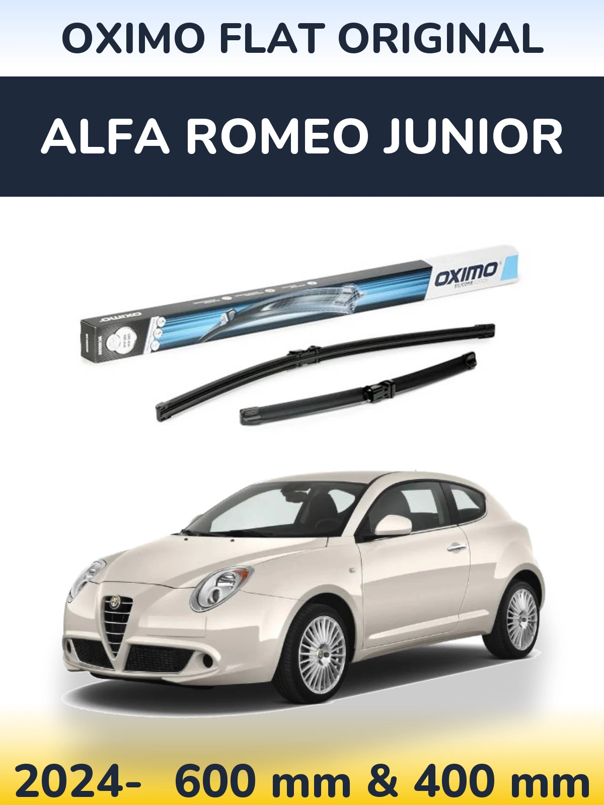 Ștergătoare Oximo Flat Original pentru Alfa Romeo Junior