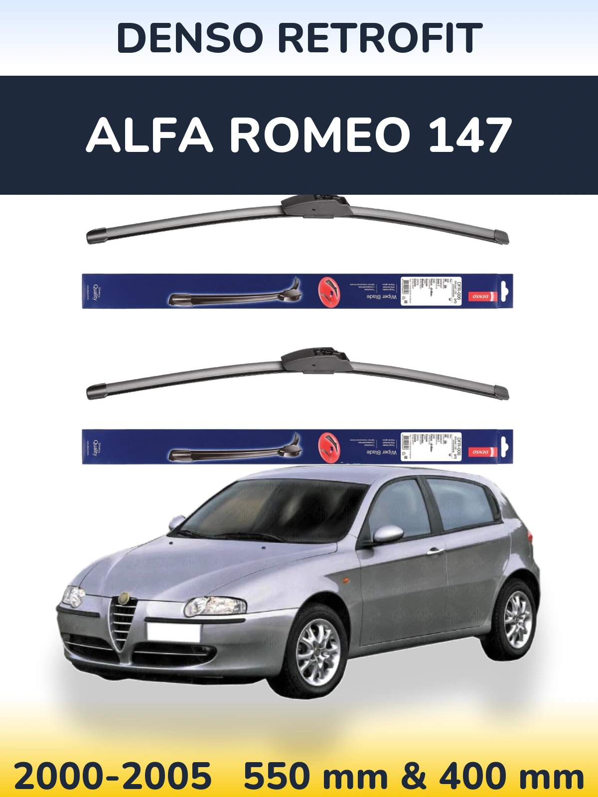 Ștergătoare Denso Retrofit pentru Alfa Romeo 147