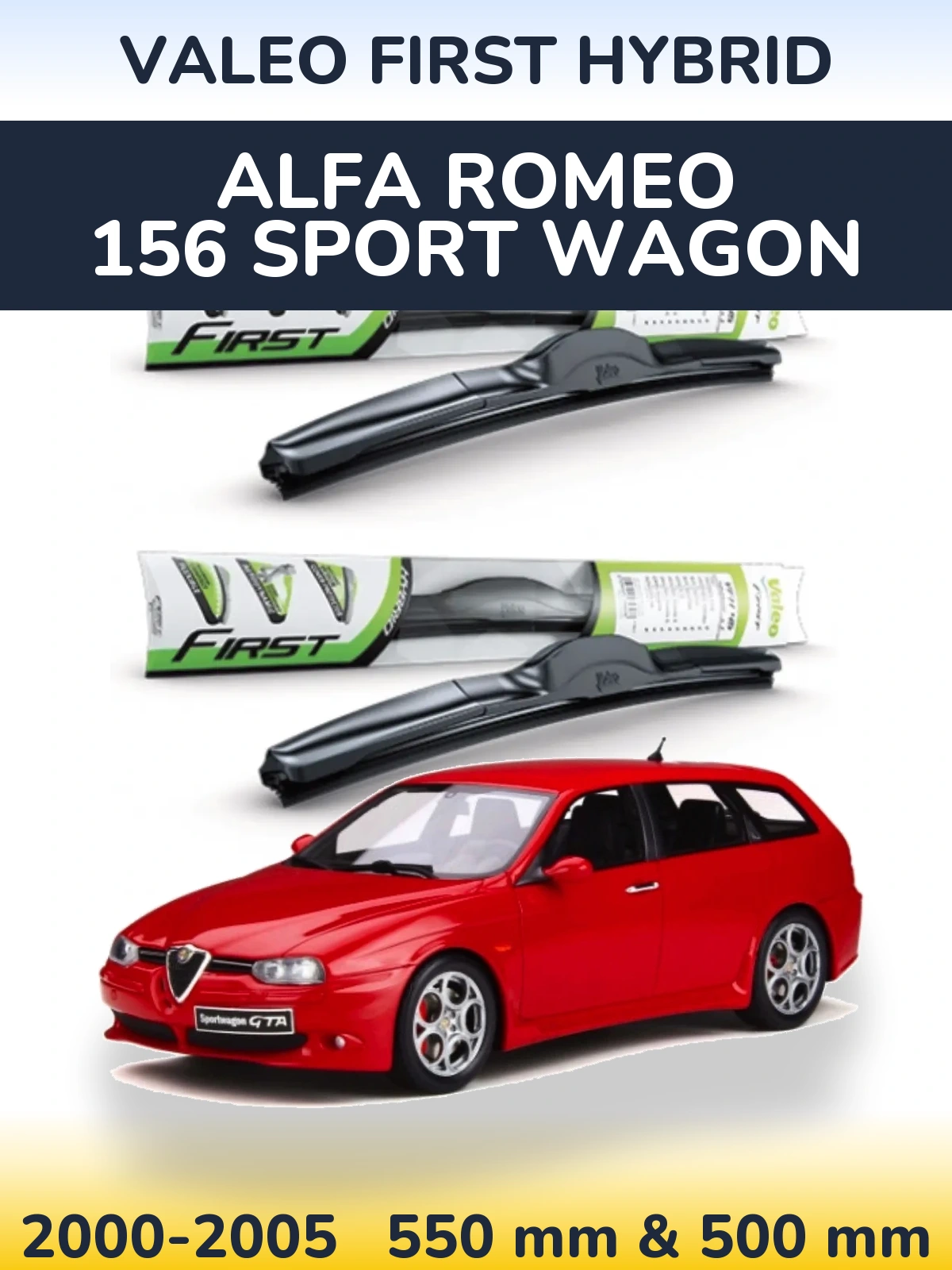 Ștergătoare Valeo First Hybrid pentru Alfa Romeo 156 Sport Wagon