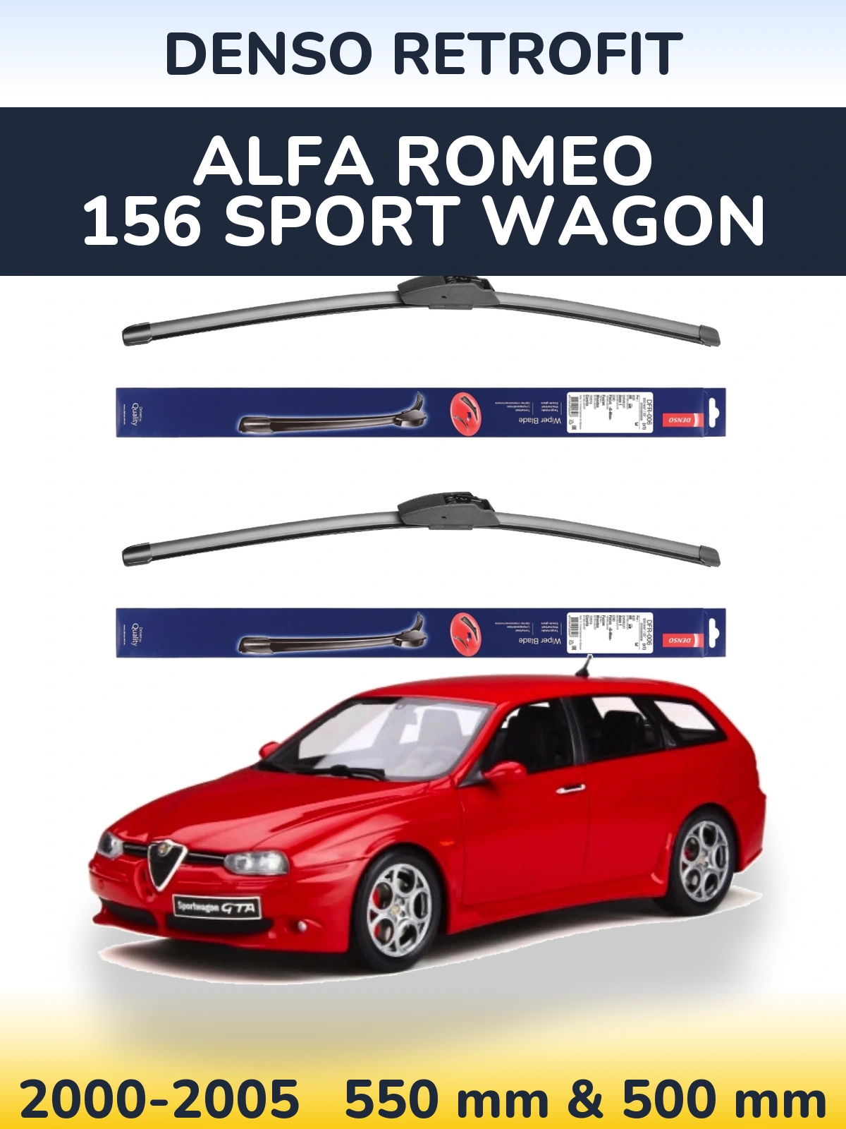 Ștergătoare Denso Retrofit pentru Alfa Romeo 156 Sport Wagon