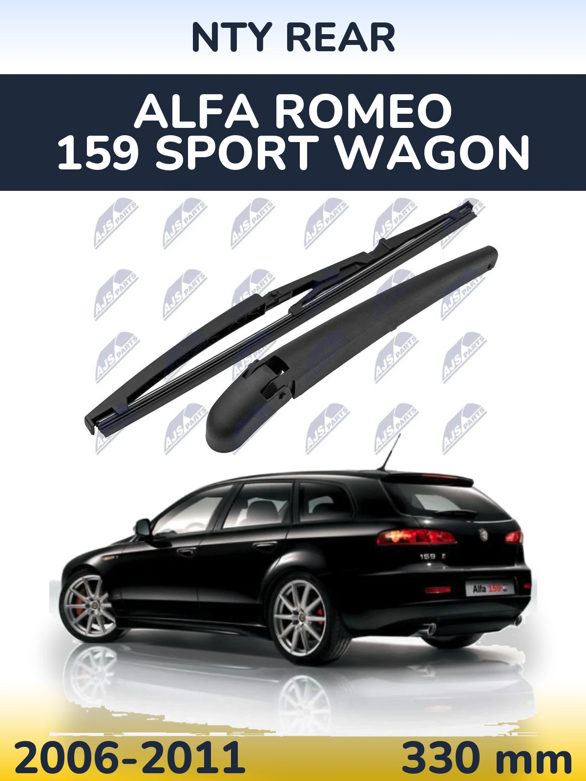 Ștergătoare NTY Rear pentru Alfa Romeo 159 Sport Wagon