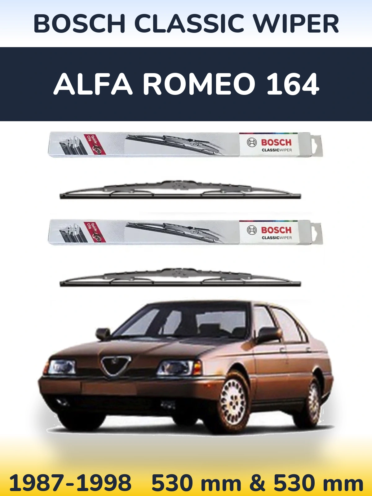 Ștergătoare BOSCH Classic Wiper pentru Alfa Romeo 164