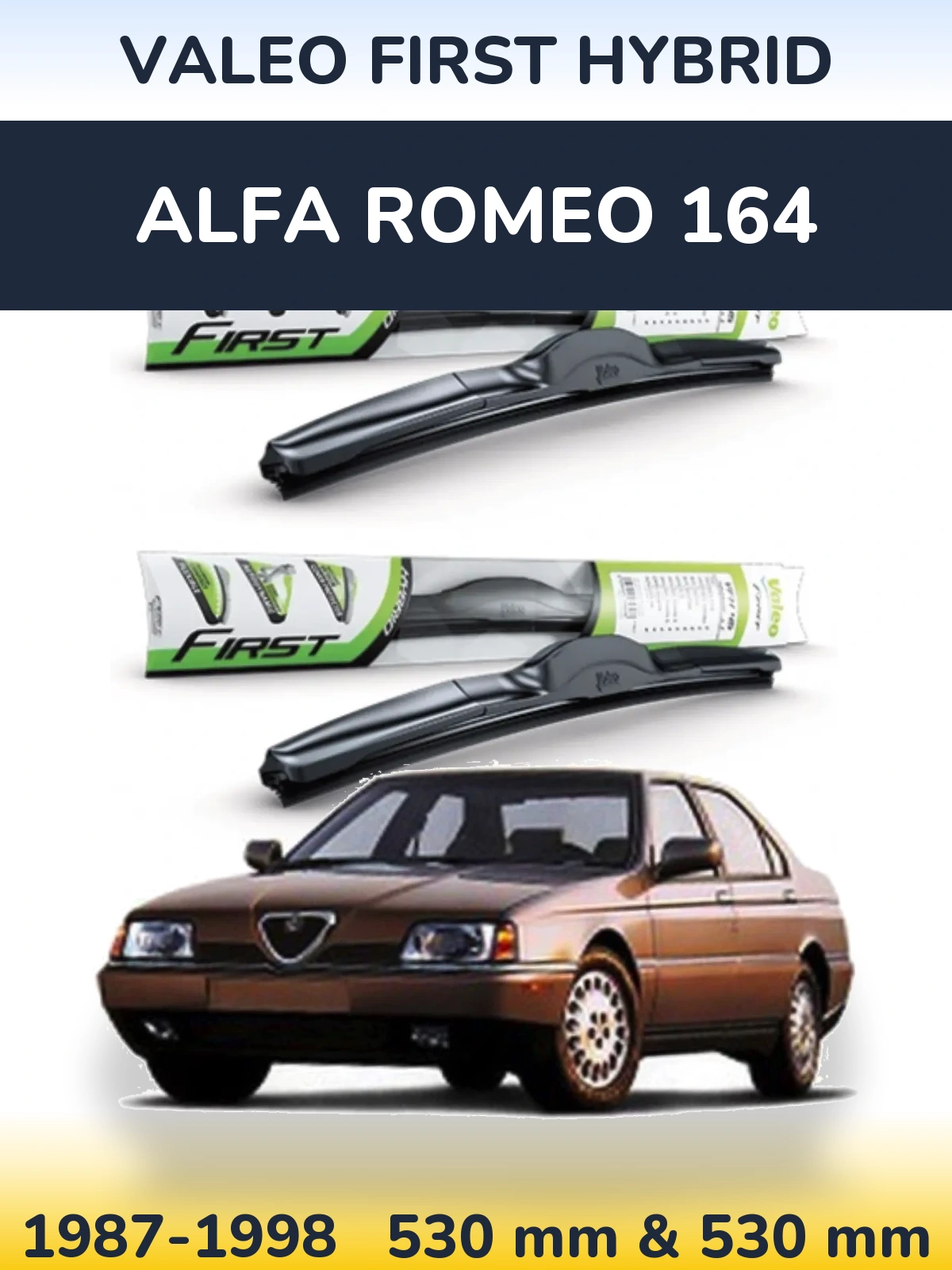 Ștergătoare Valeo First Hybrid pentru Alfa Romeo 164