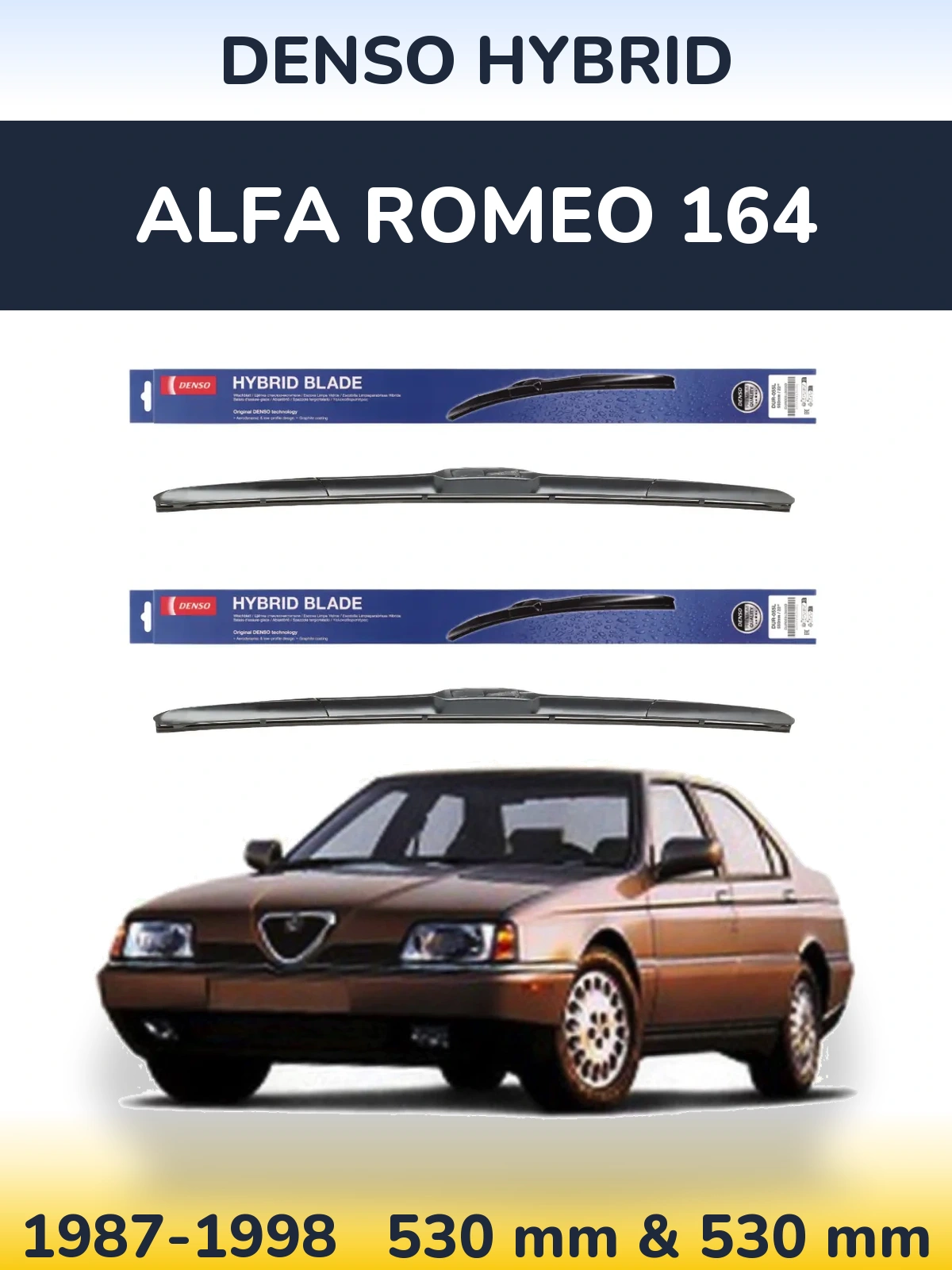 Ștergătoare Denso Hybrid pentru Alfa Romeo 164