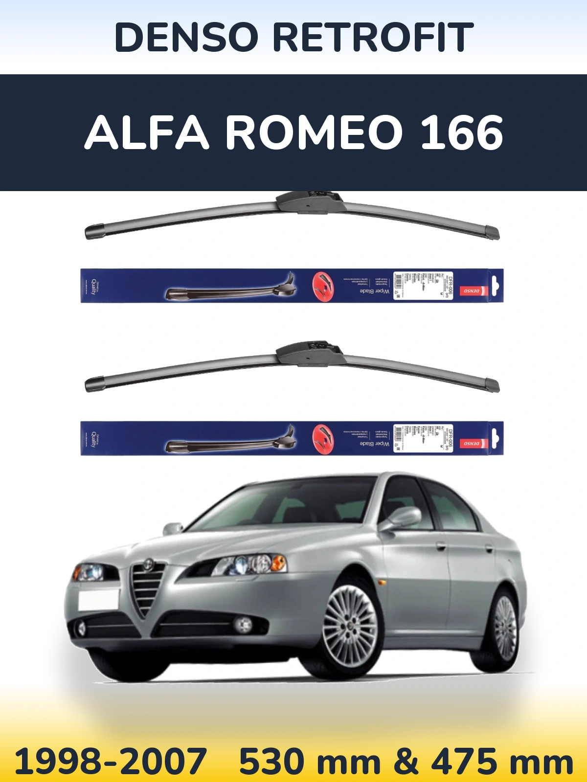 Ștergătoare Denso Retrofit pentru Alfa Romeo 166