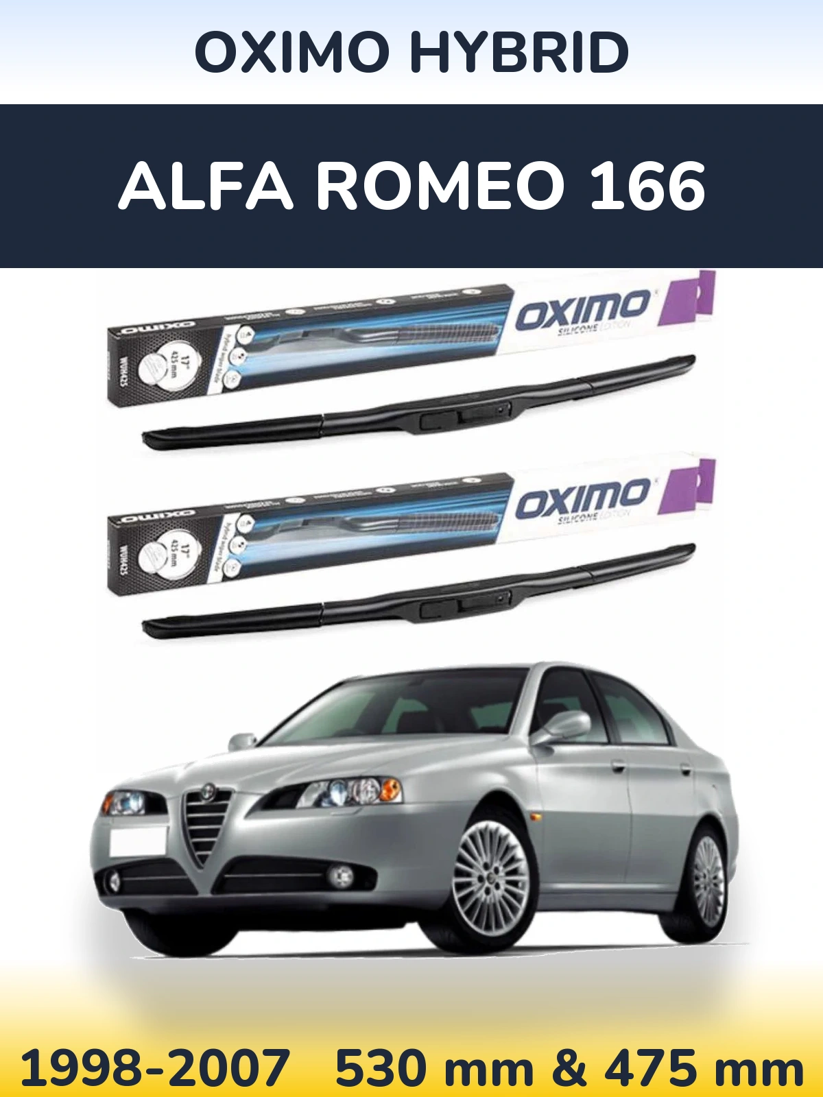 Ștergătoare Oximo Hybrid pentru Alfa Romeo 166