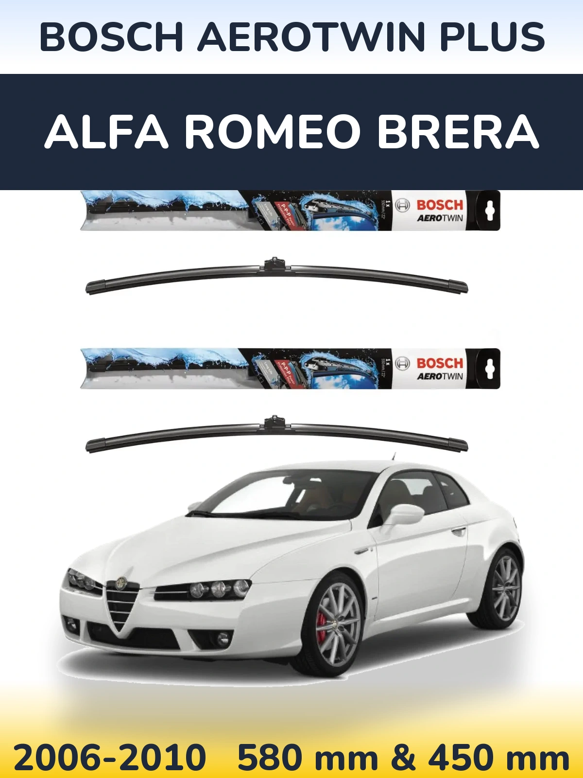 Ștergătoare BOSCH AeroTwin Plus pentru Alfa Romeo Brera