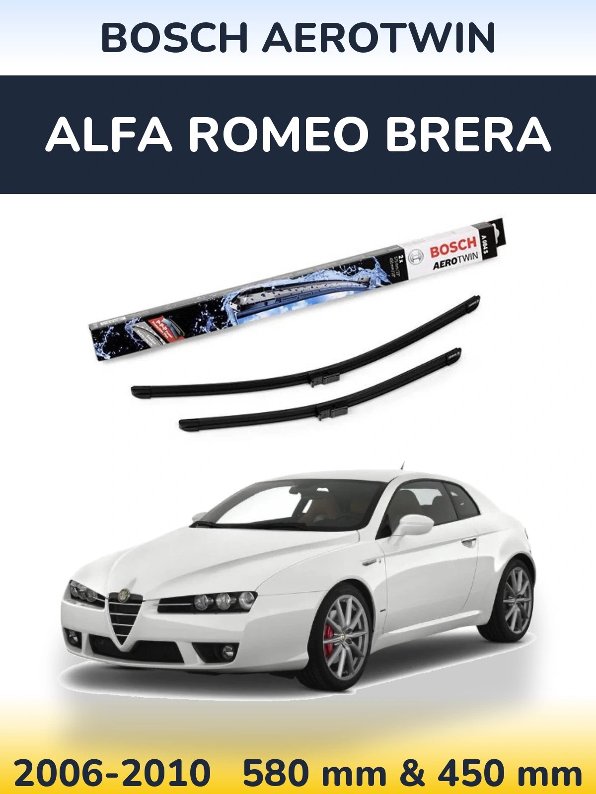 Ștergătoare BOSCH AeroTwin pentru Alfa Romeo Brera