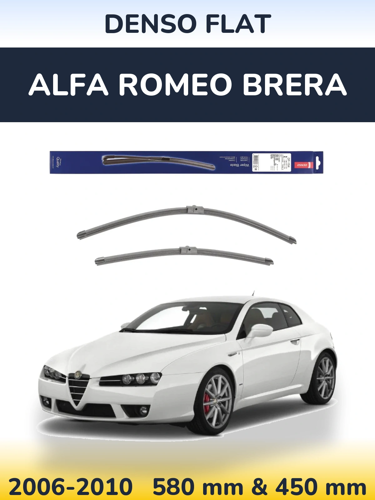 Ștergătoare Denso Flat pentru Alfa Romeo Brera