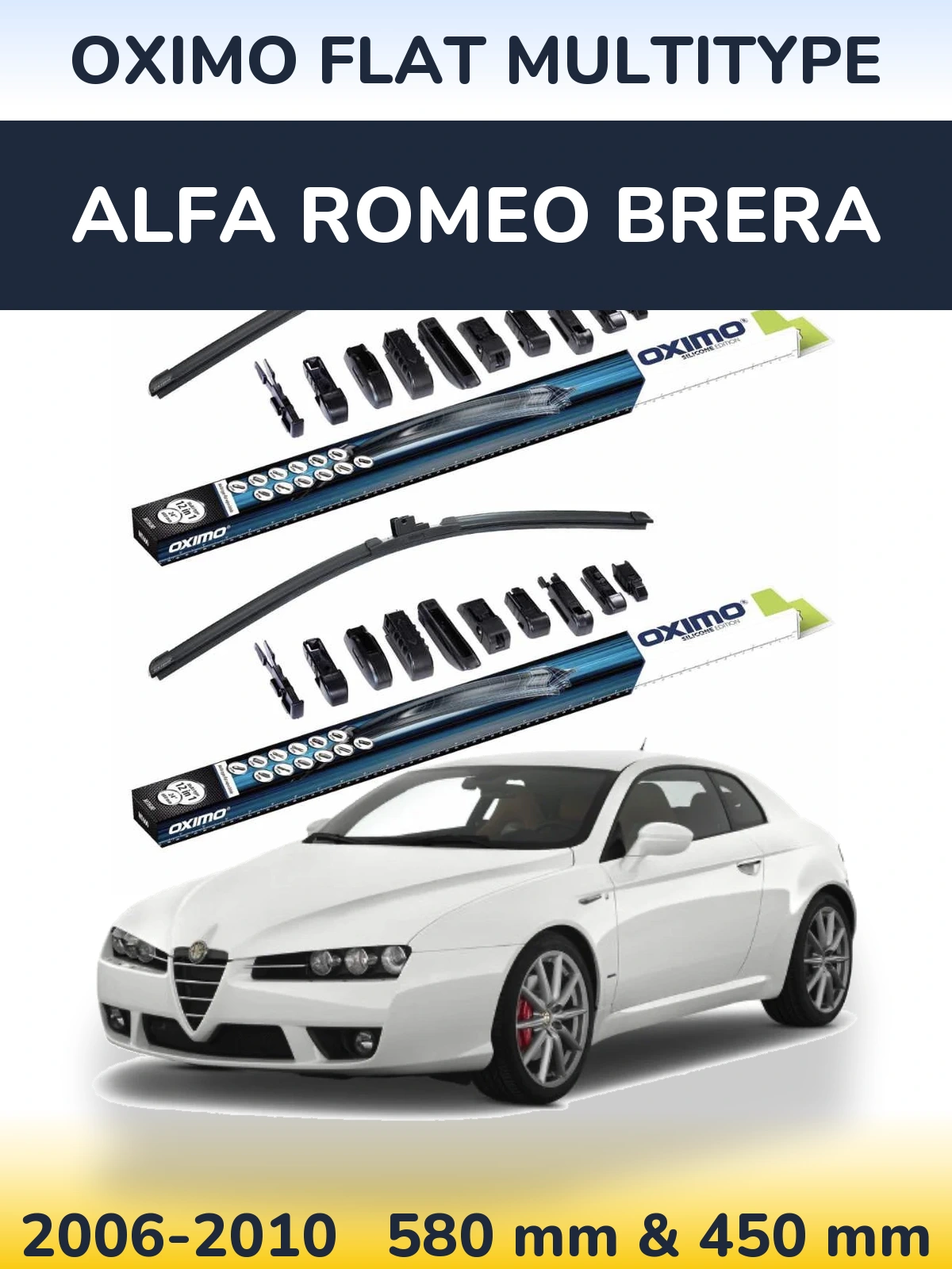 Ștergătoare Oximo Flat MultiTipe pentru Alfa Romeo Brera