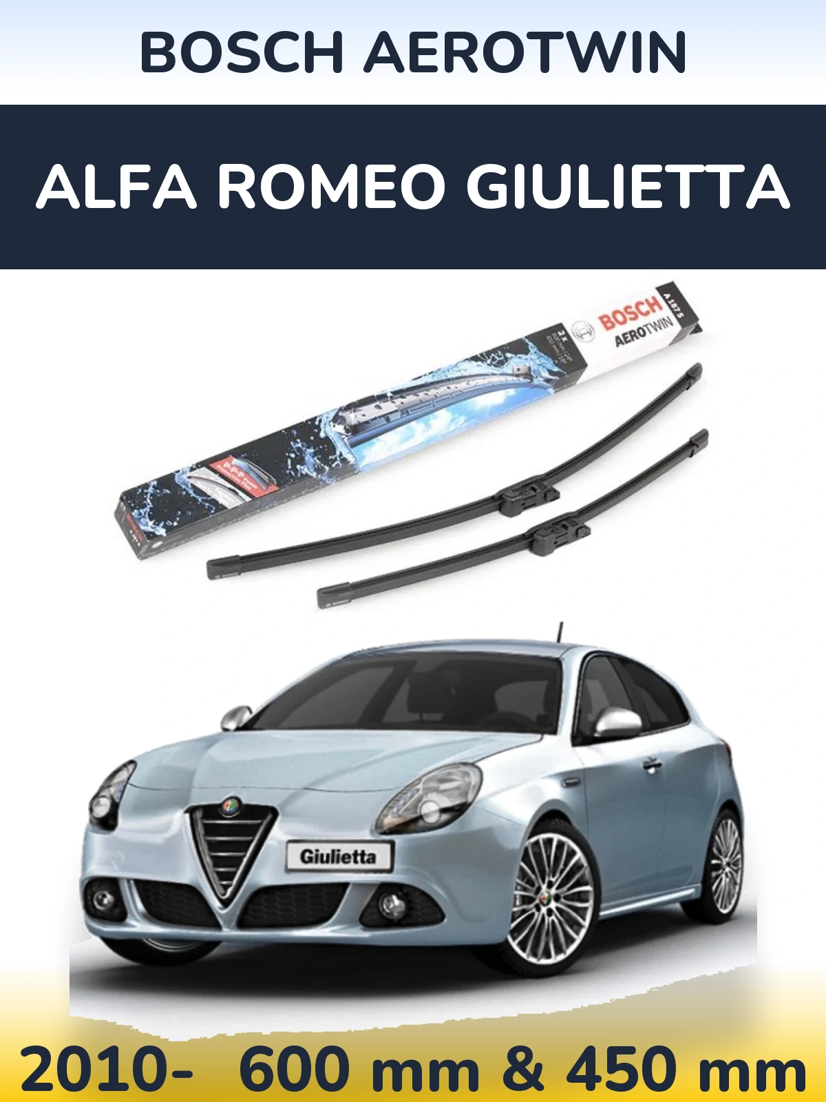 Ștergătoare BOSCH AeroTwin pentru Alfa Romeo Giulietta