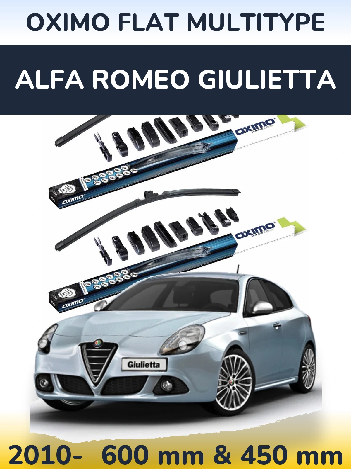 Ștergătoare Oximo Flat MultiTipe pentru Alfa Romeo Giulietta