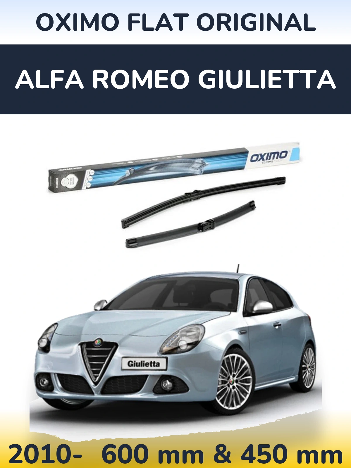 Ștergătoare Oximo Flat Original pentru Alfa Romeo Giulietta