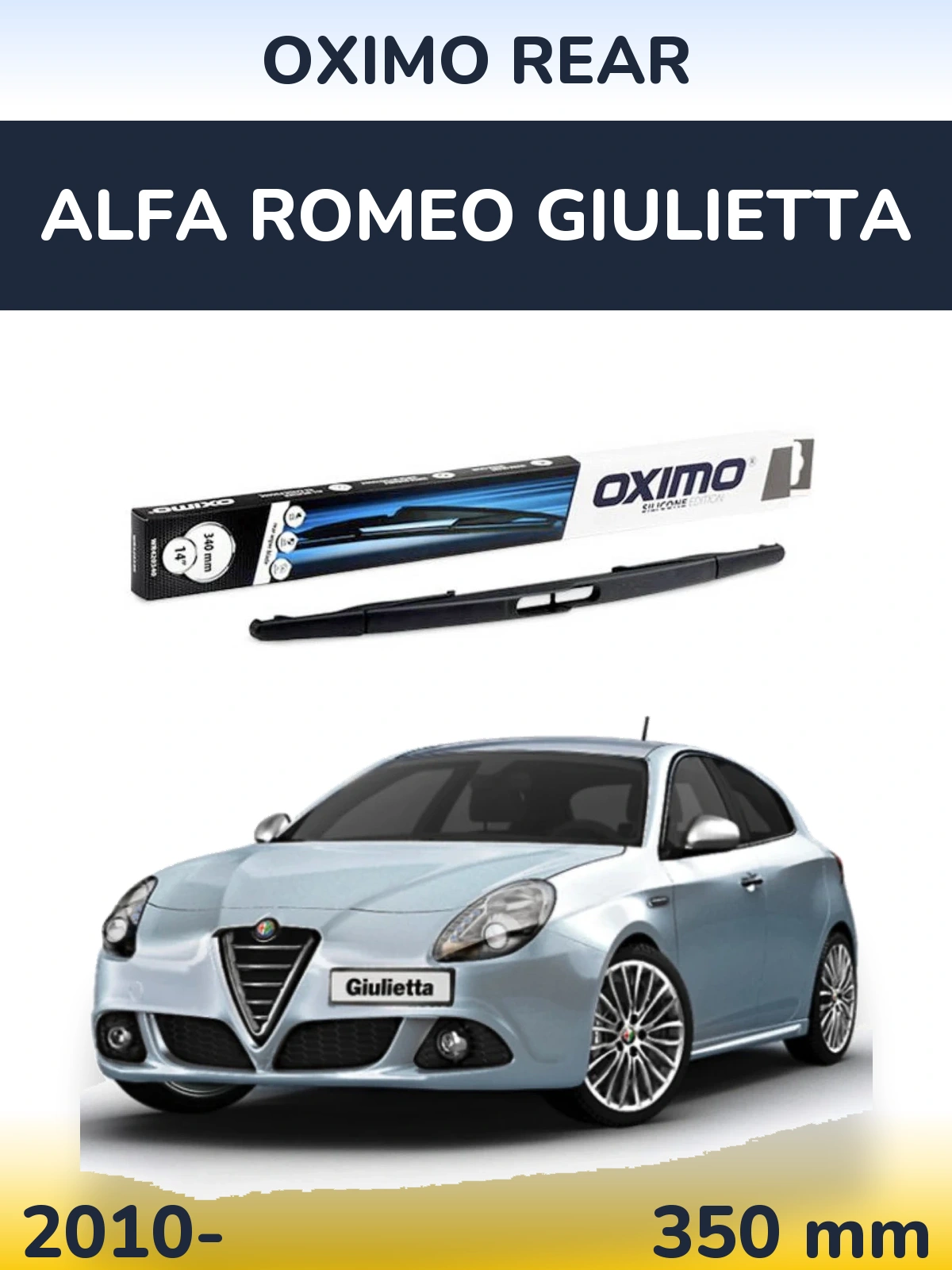 Ștergătoare Oximo Rear pentru Alfa Romeo Giulietta