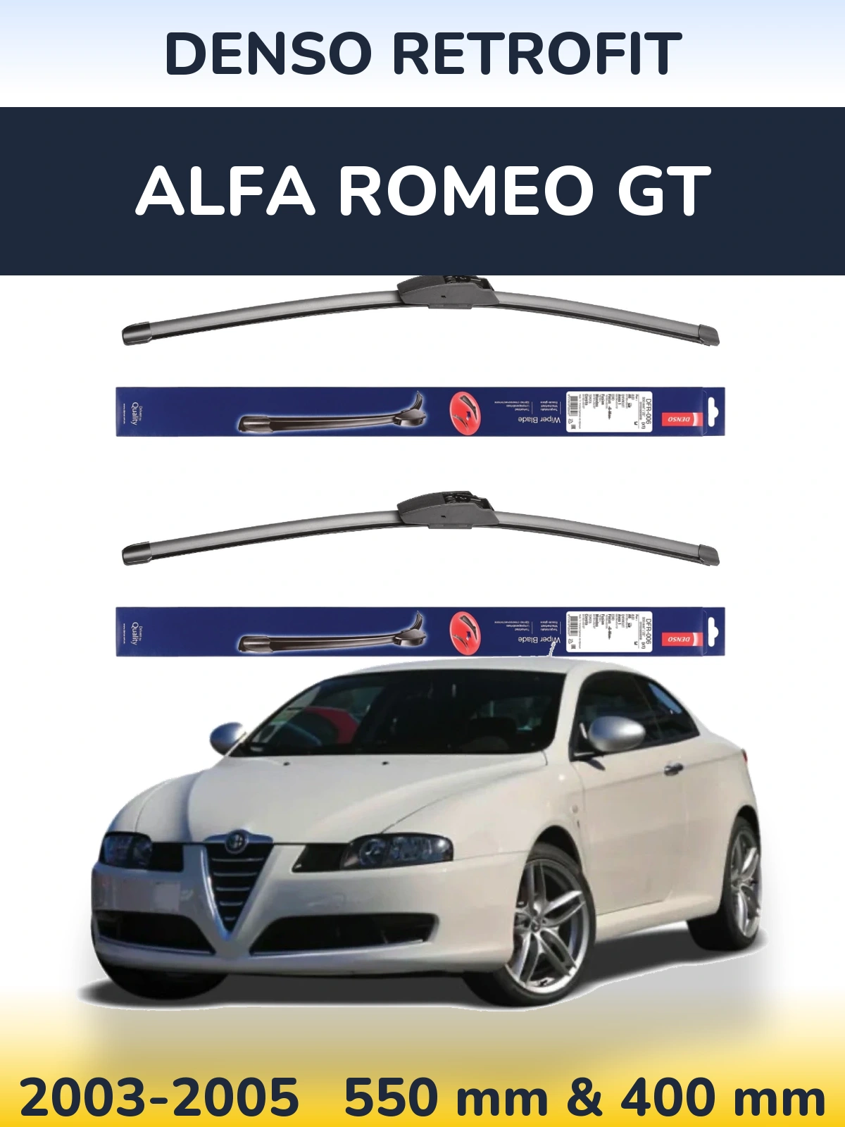 Ștergătoare Denso Retrofit pentru Alfa Romeo GT