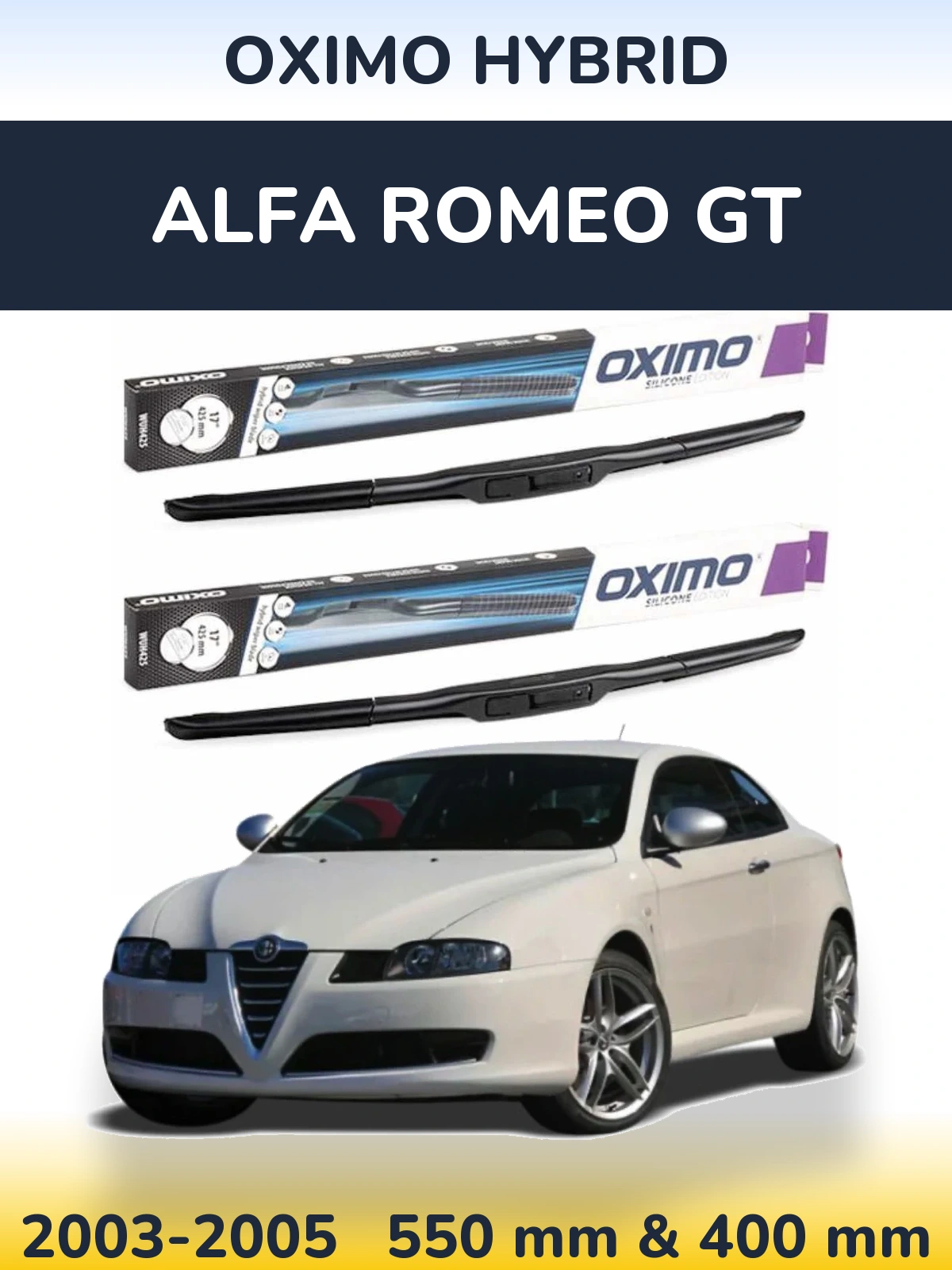 Ștergătoare Oximo Hybrid pentru Alfa Romeo GT