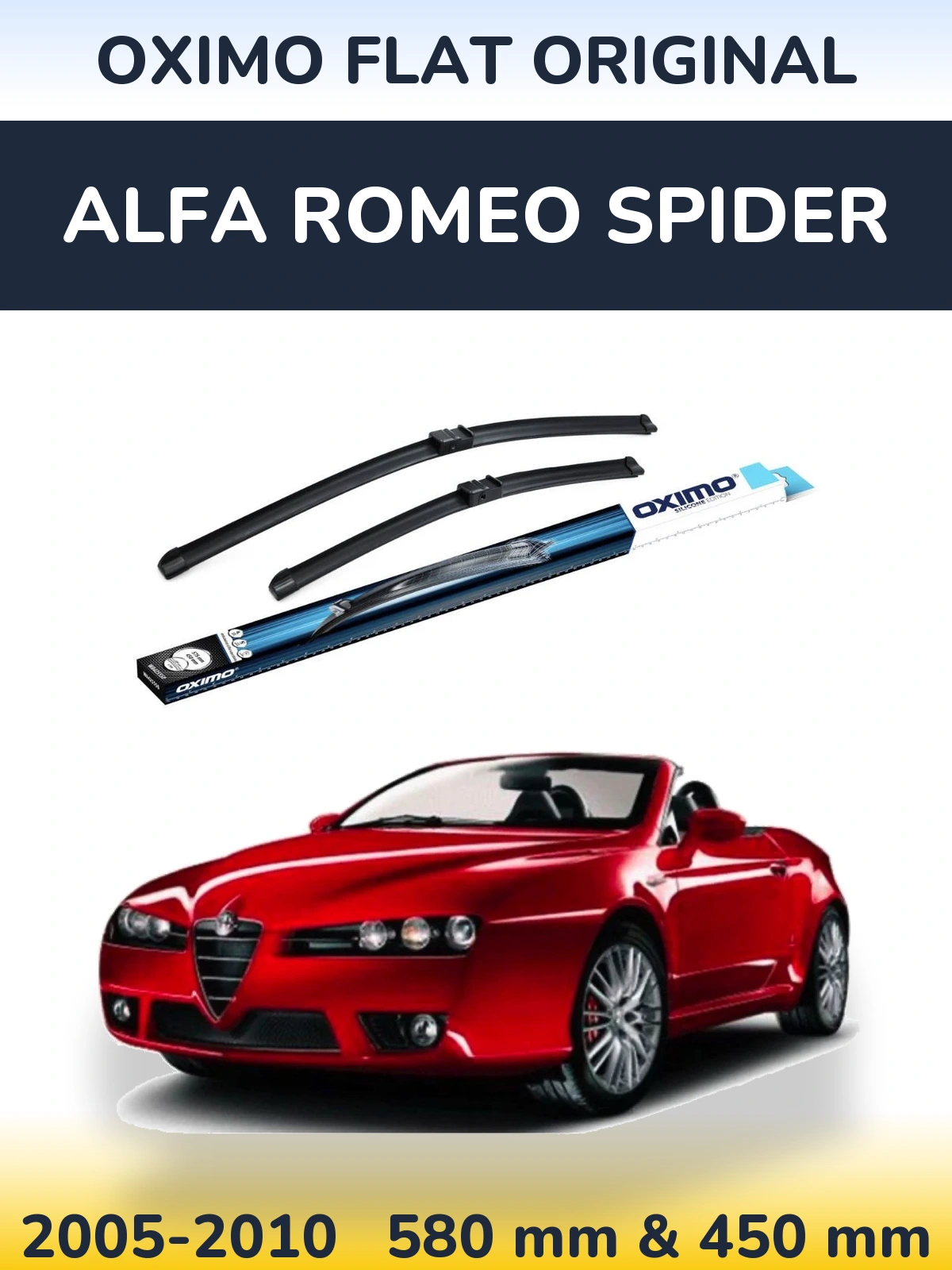 Ștergătoare Oximo Flat Original pentru Alfa Romeo Spider