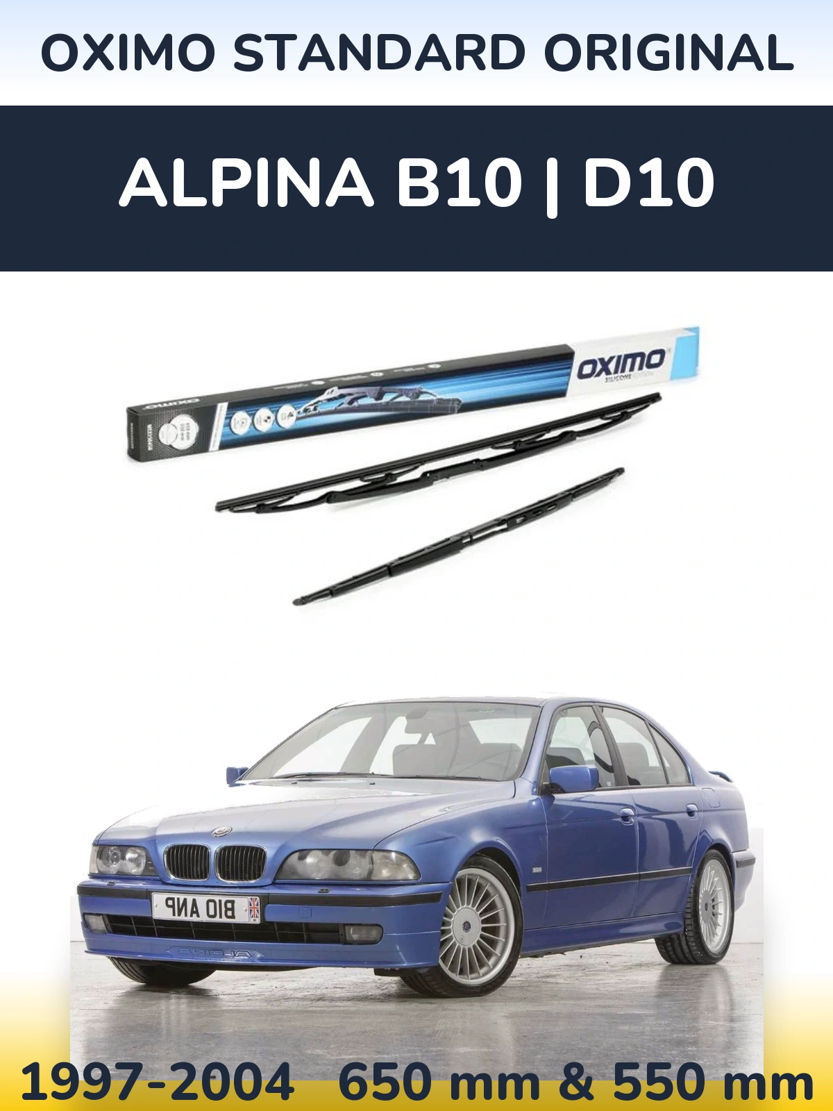 Ștergătoare Oximo Standard Original pentru Alpina B10 | D10