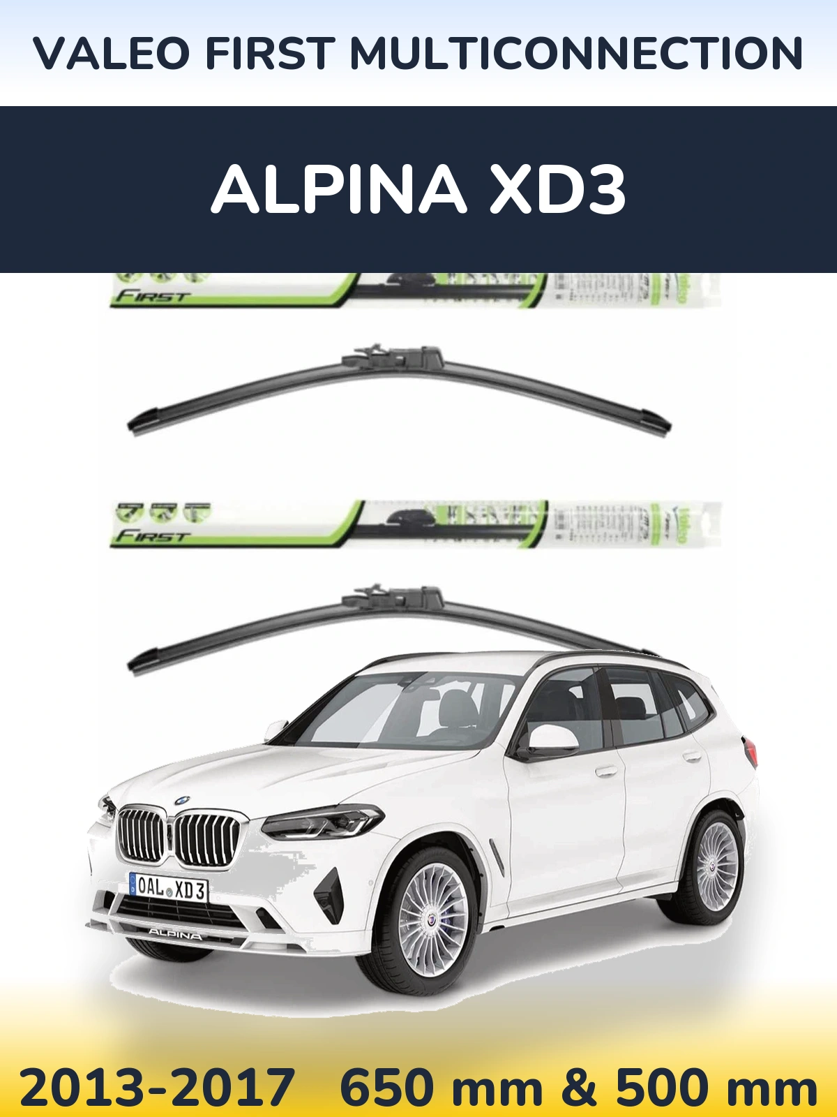 Ștergătoare Valeo First MultiConnection pentru Alpina XD3