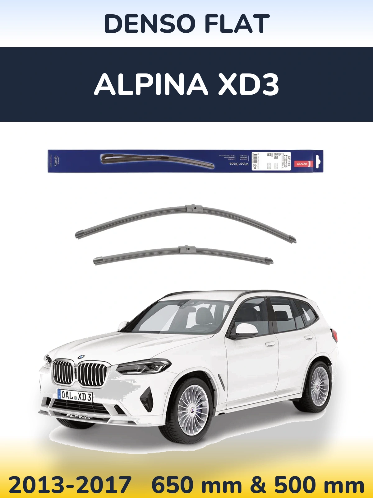 Ștergătoare Denso Flat pentru Alpina XD3