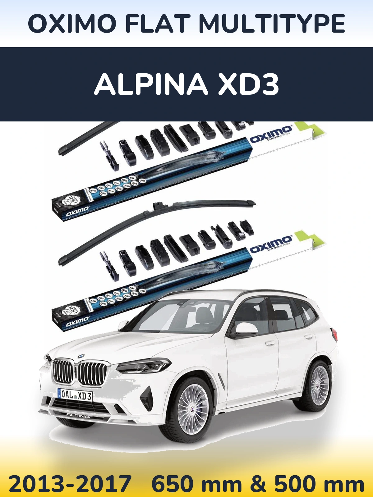 Ștergătoare Oximo Flat MultiTipe pentru Alpina XD3