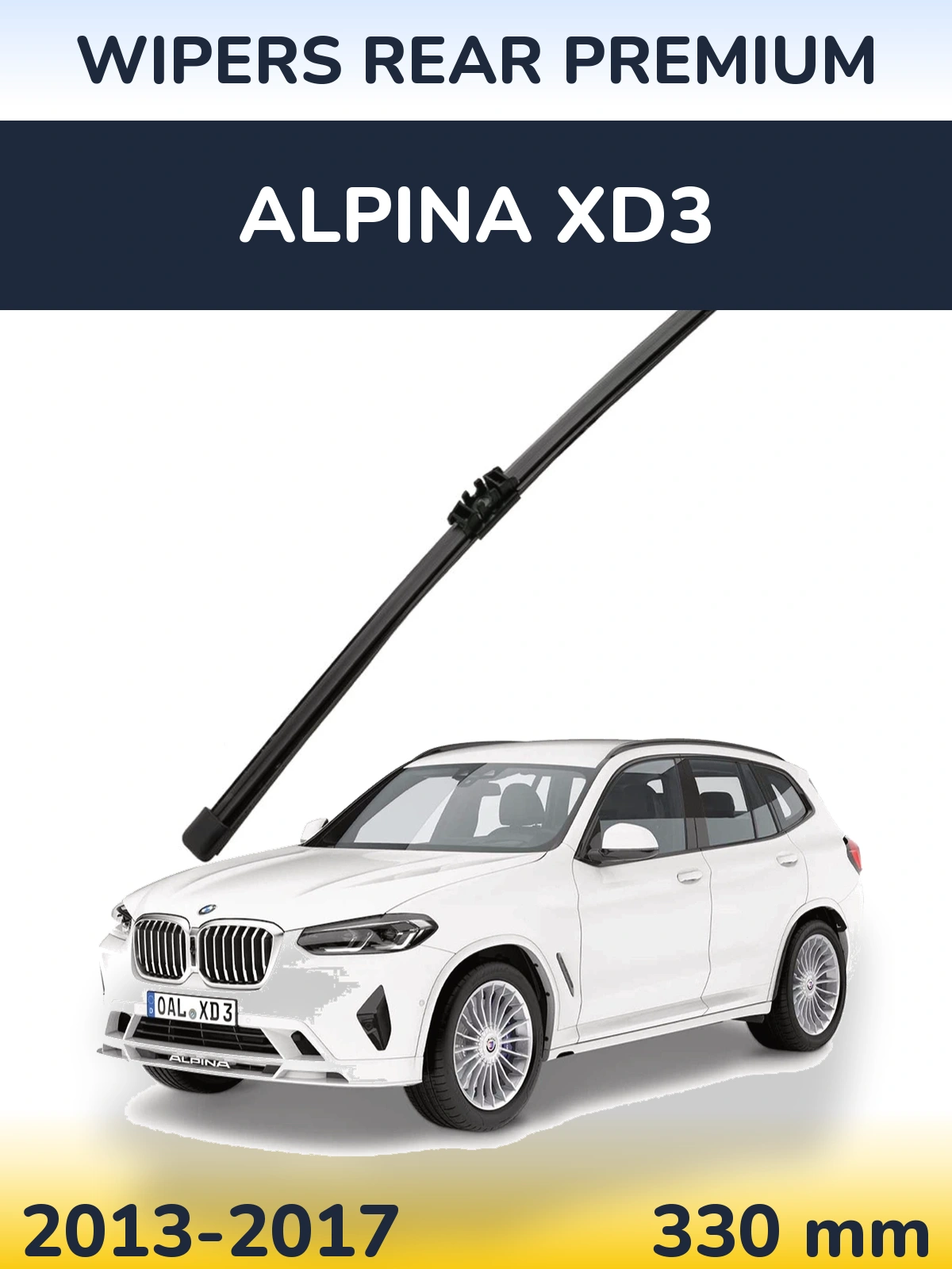 Ștergătoare WIPERS REAR PREMIUM pentru Alpina XD3