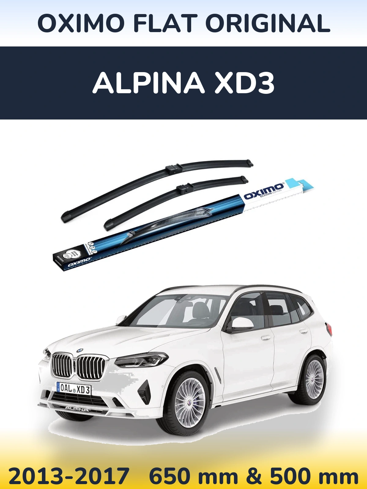 Ștergătoare Oximo Flat Original pentru Alpina XD3