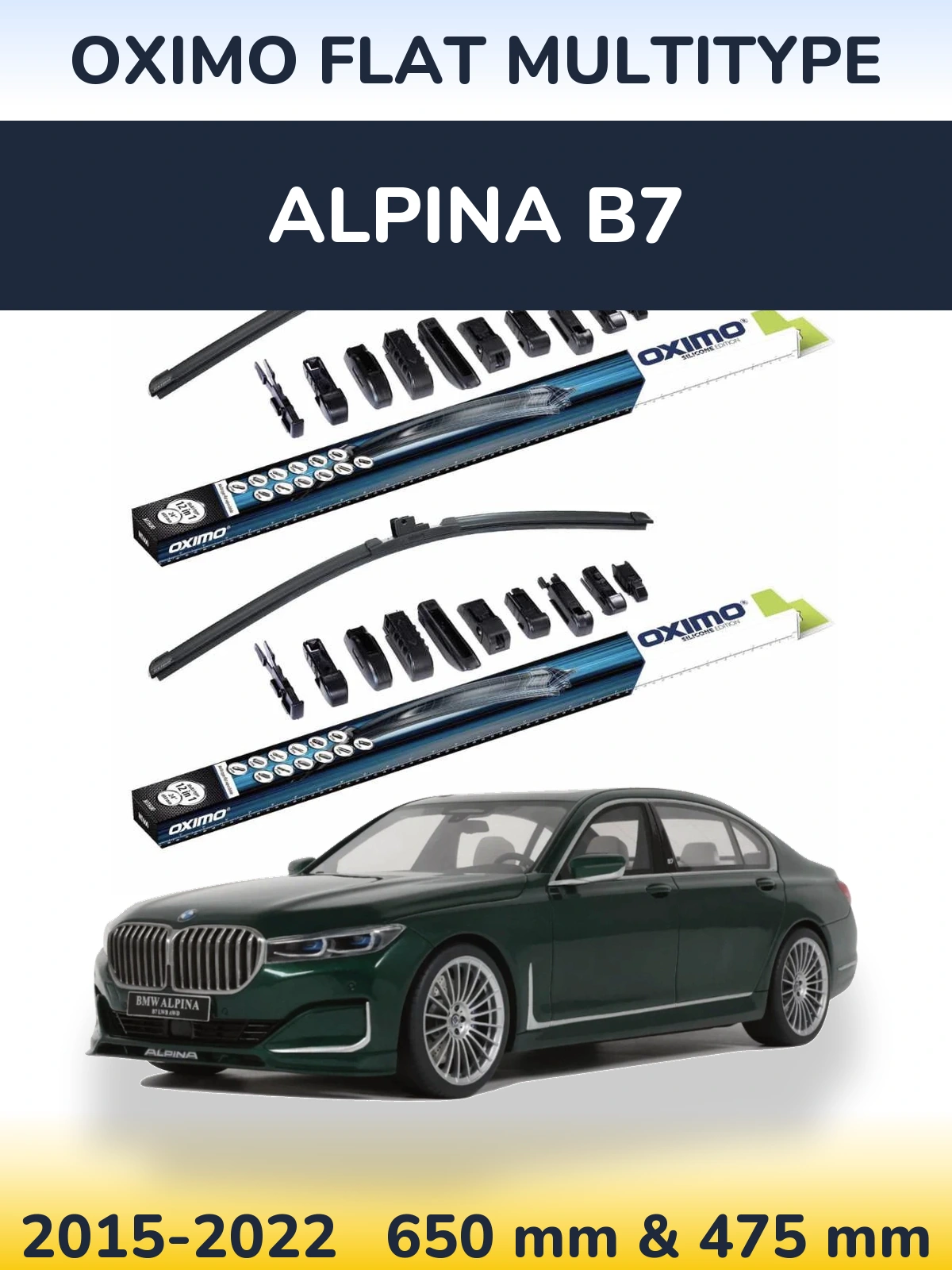 Ștergătoare Oximo Flat MultiTipe pentru Alpina B7
